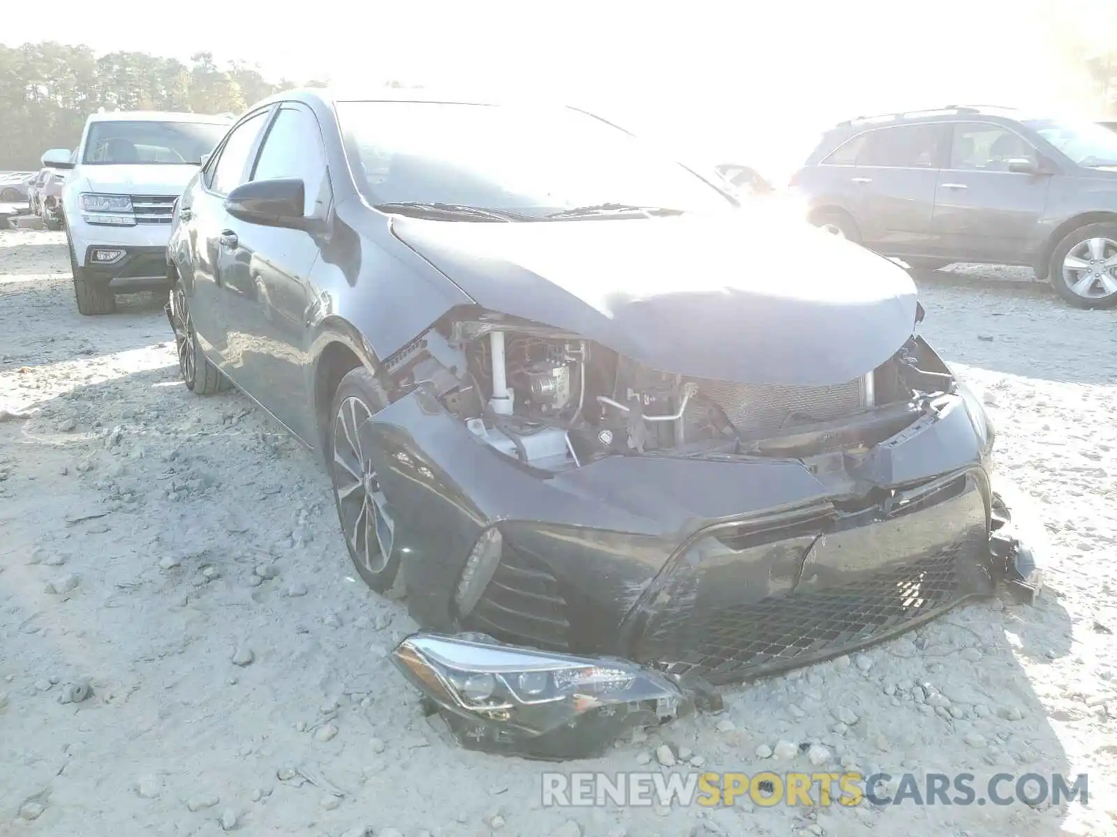 1 Photograph of a damaged car 2T1BURHEXKC171655 TOYOTA COROLLA 2019