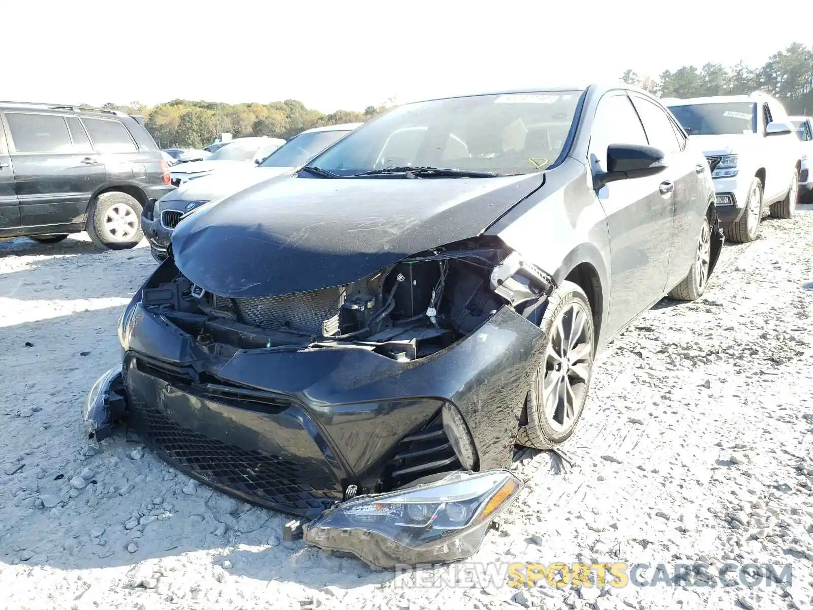 2 Photograph of a damaged car 2T1BURHEXKC171655 TOYOTA COROLLA 2019