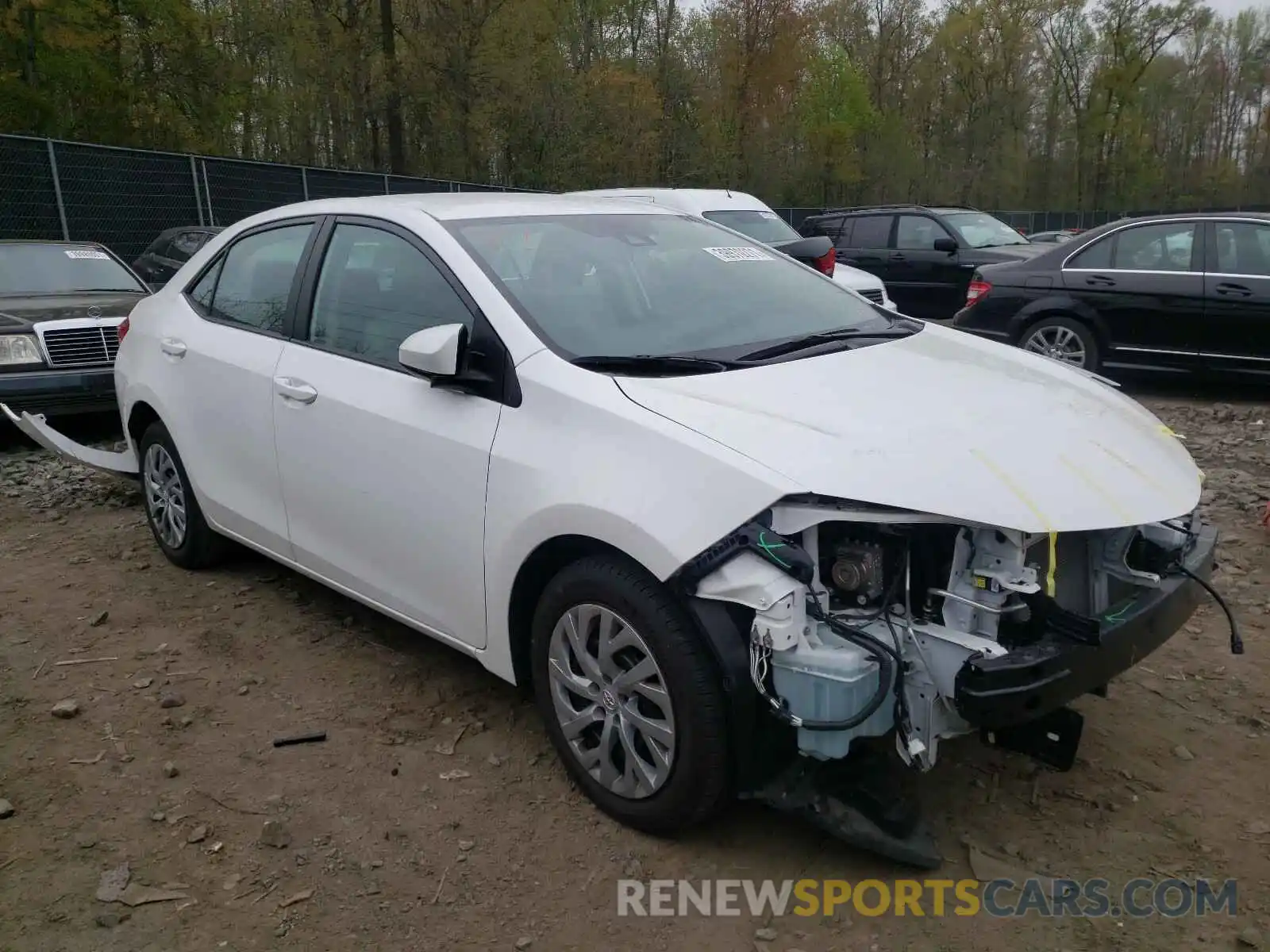 1 Photograph of a damaged car 2T1BURHEXKC171753 TOYOTA COROLLA 2019