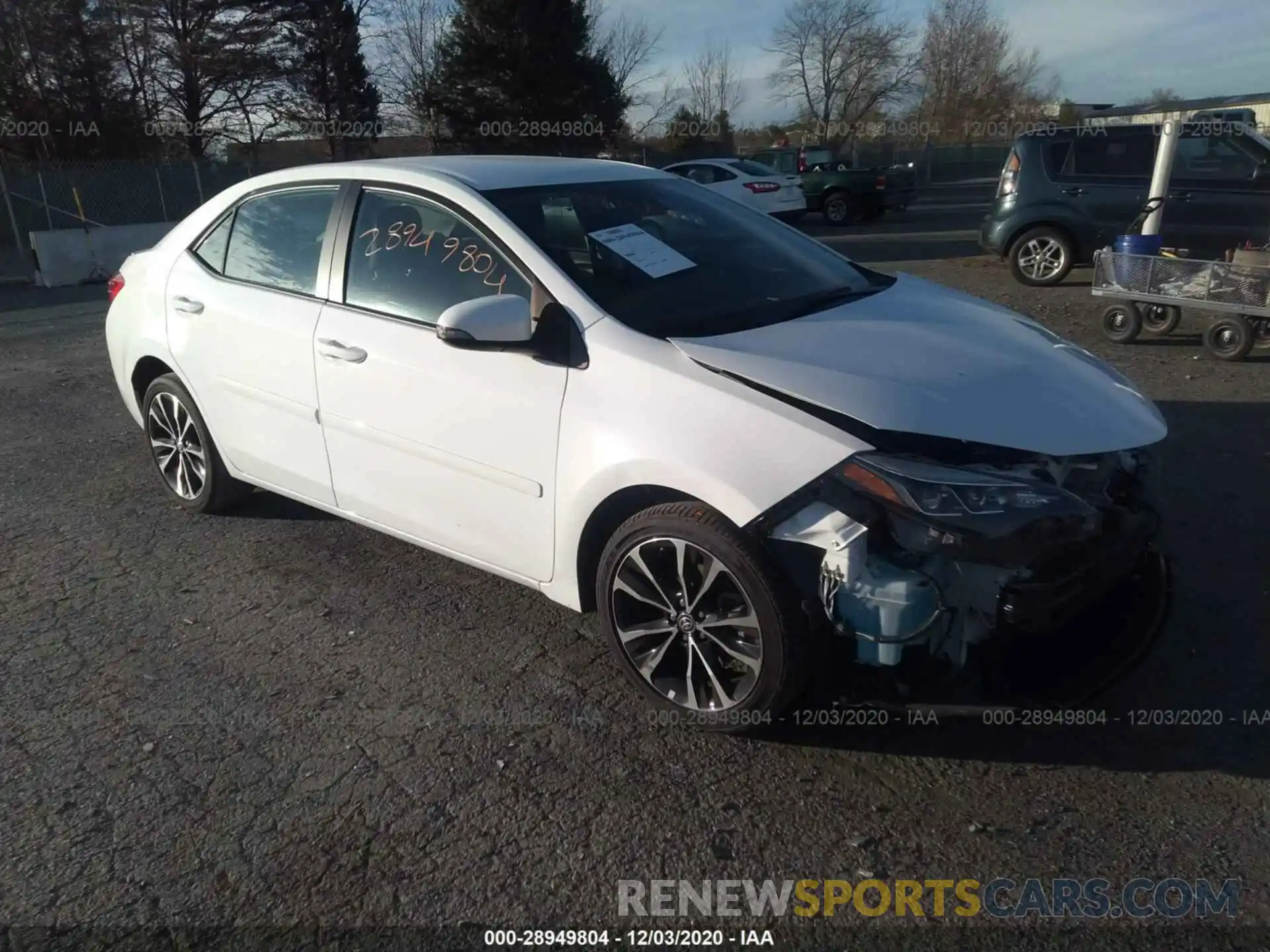 1 Photograph of a damaged car 2T1BURHEXKC171770 TOYOTA COROLLA 2019