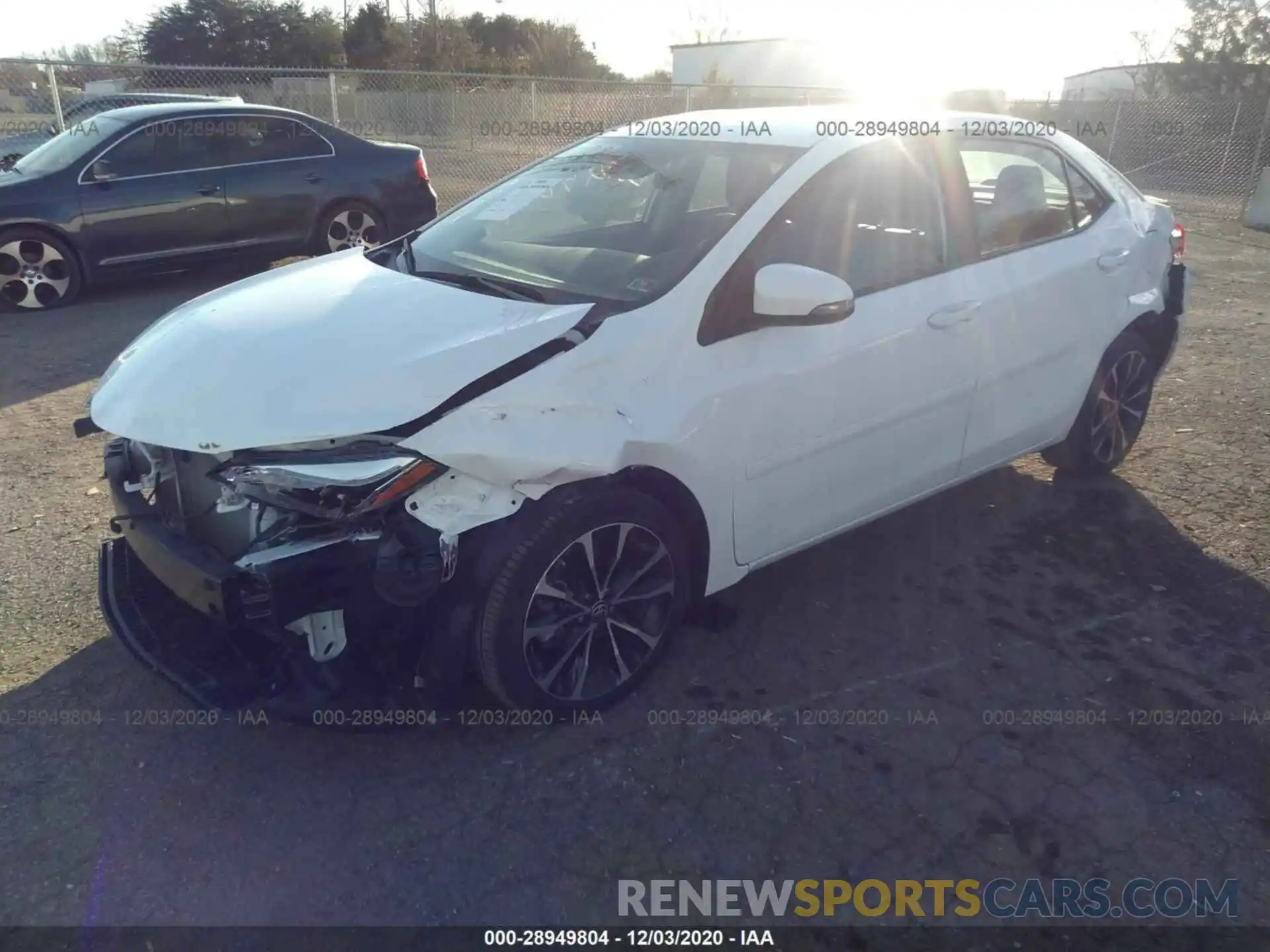 2 Photograph of a damaged car 2T1BURHEXKC171770 TOYOTA COROLLA 2019