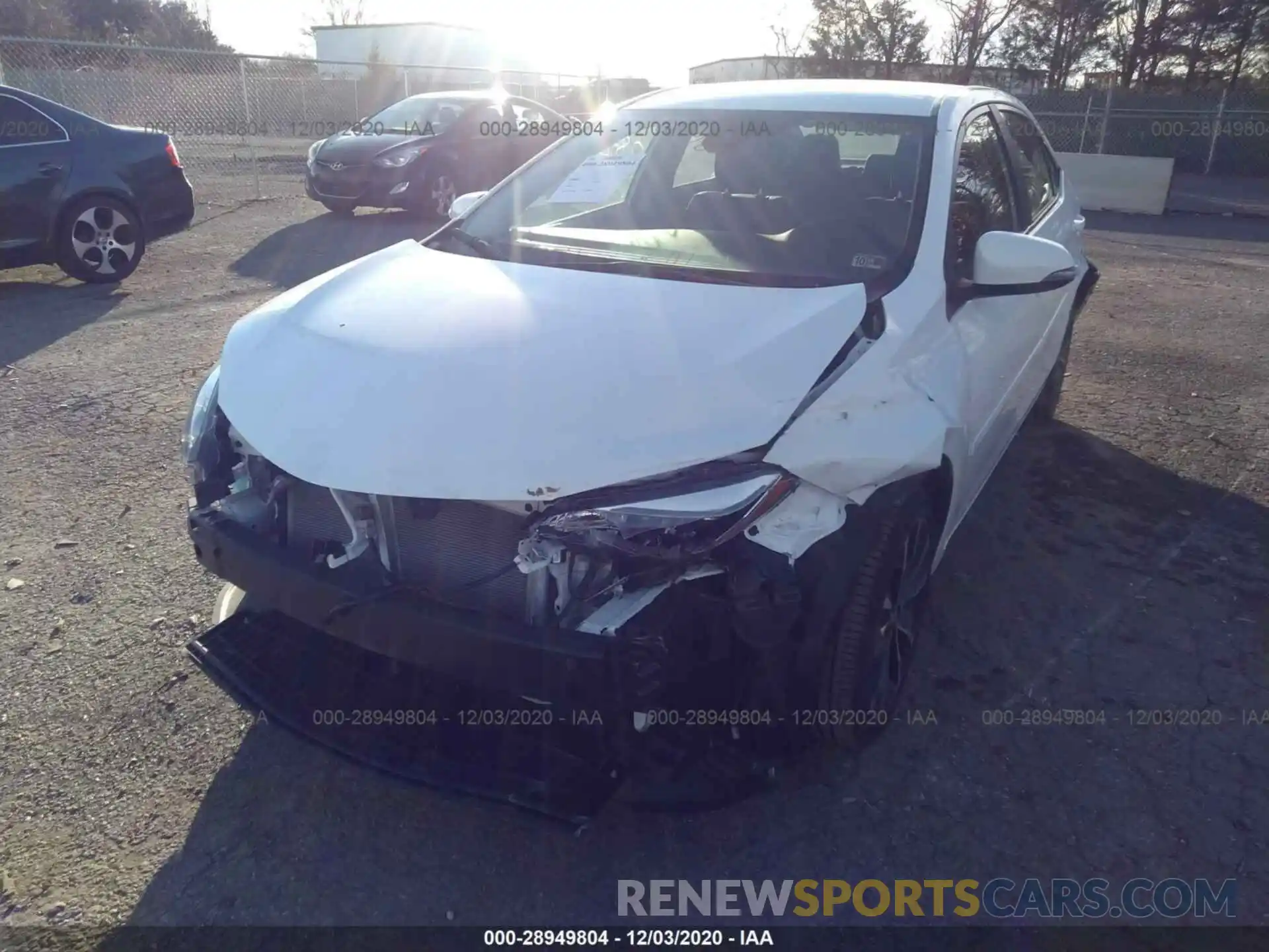 6 Photograph of a damaged car 2T1BURHEXKC171770 TOYOTA COROLLA 2019