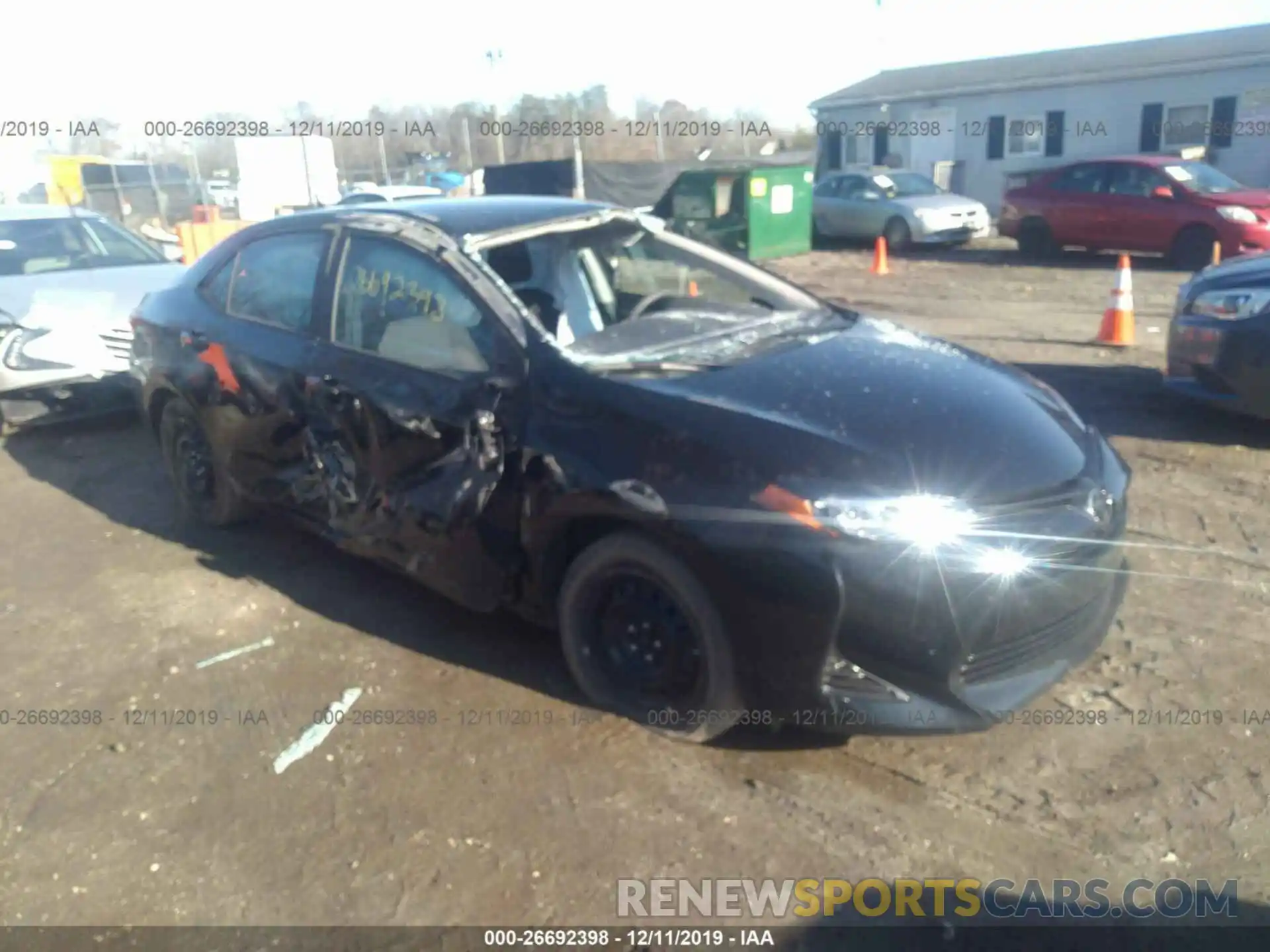 1 Photograph of a damaged car 2T1BURHEXKC171820 TOYOTA COROLLA 2019