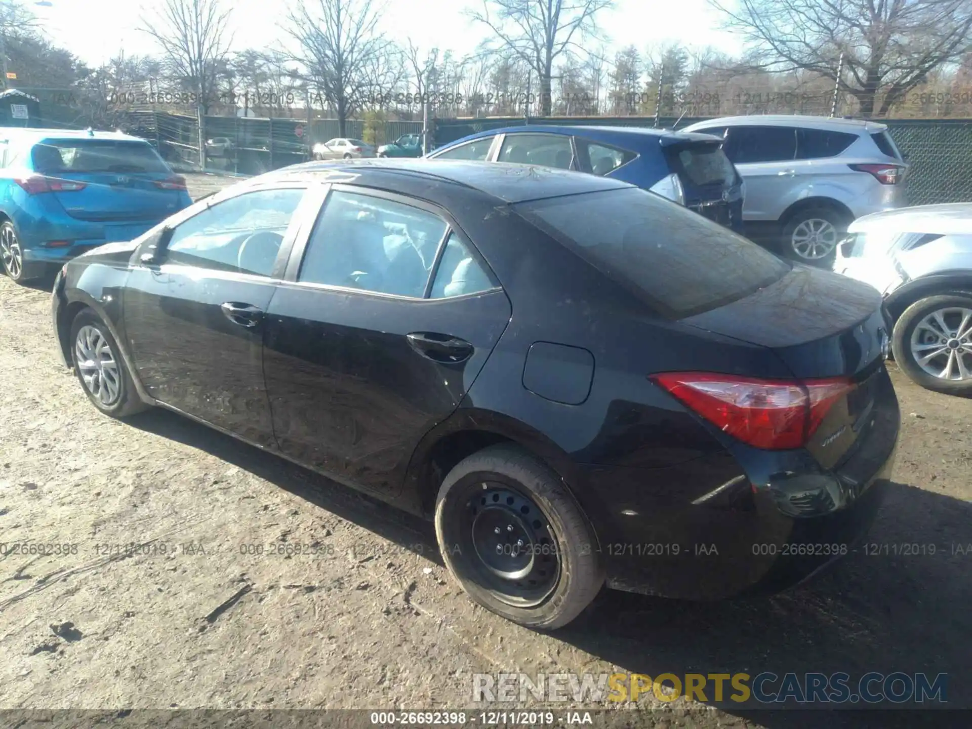 3 Photograph of a damaged car 2T1BURHEXKC171820 TOYOTA COROLLA 2019