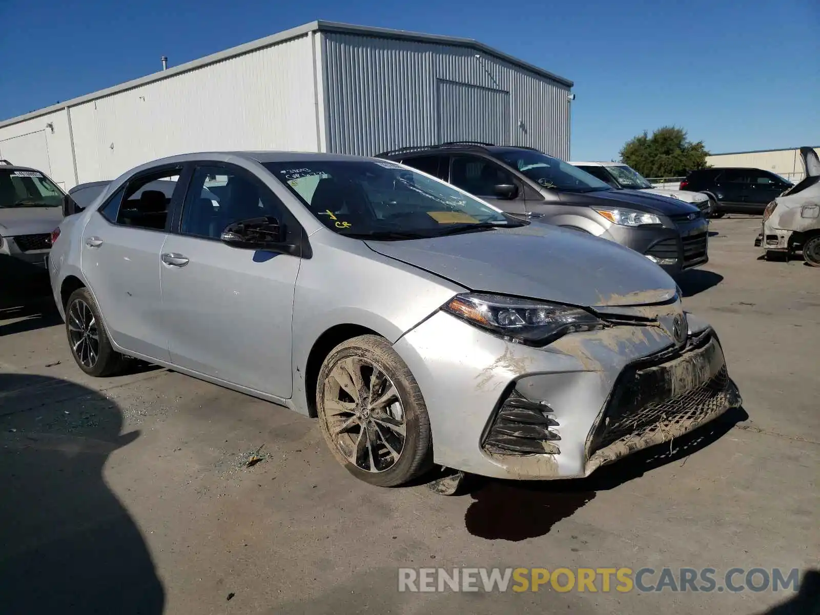 1 Photograph of a damaged car 2T1BURHEXKC171929 TOYOTA COROLLA 2019