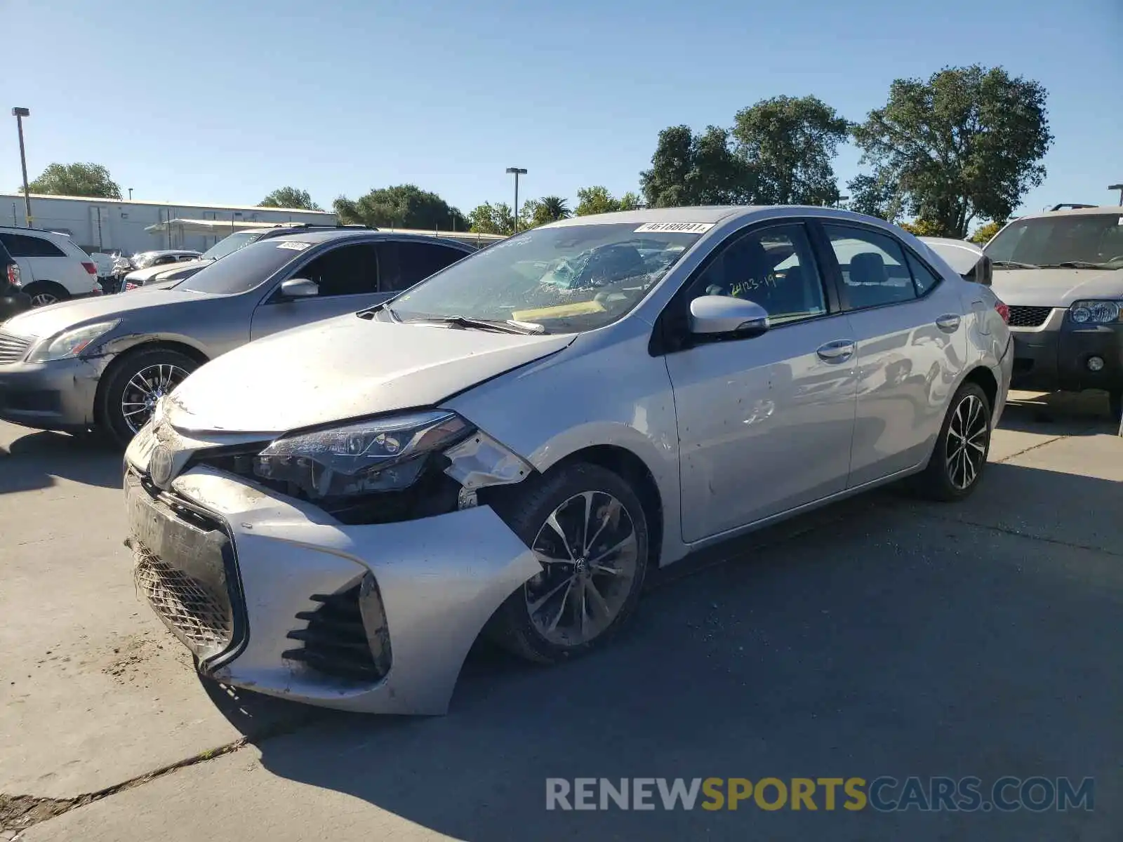 2 Photograph of a damaged car 2T1BURHEXKC171929 TOYOTA COROLLA 2019