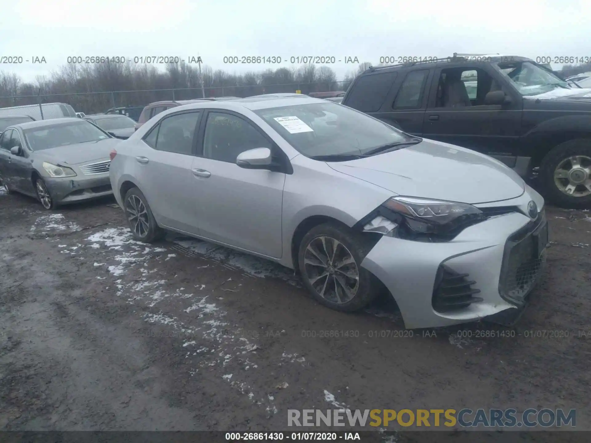 1 Photograph of a damaged car 2T1BURHEXKC172367 TOYOTA COROLLA 2019