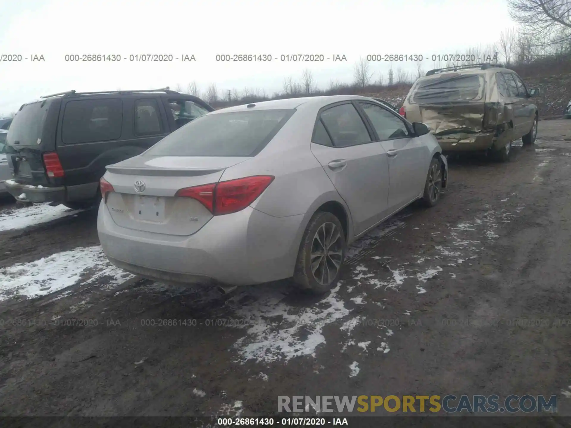 4 Photograph of a damaged car 2T1BURHEXKC172367 TOYOTA COROLLA 2019