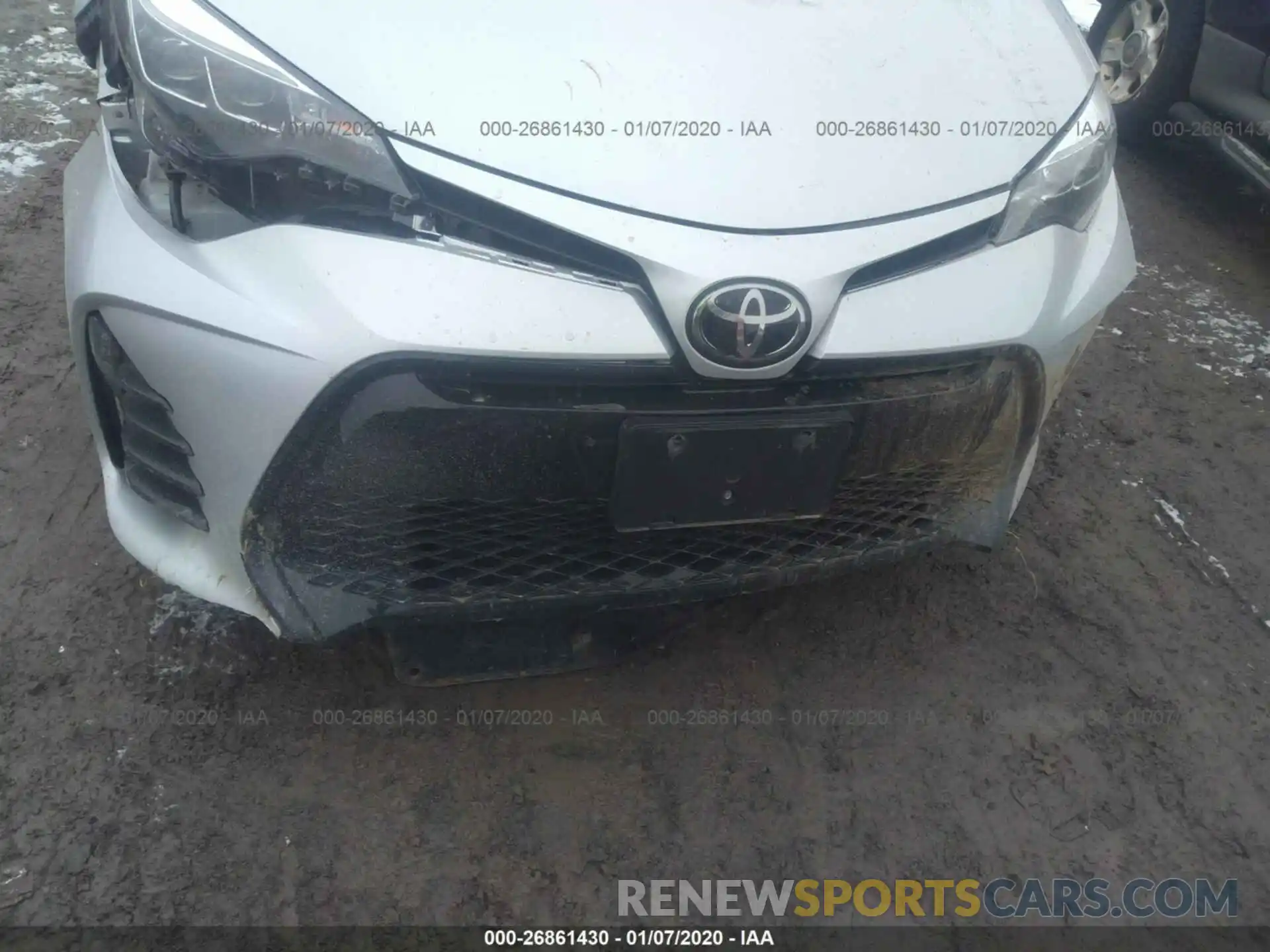 6 Photograph of a damaged car 2T1BURHEXKC172367 TOYOTA COROLLA 2019