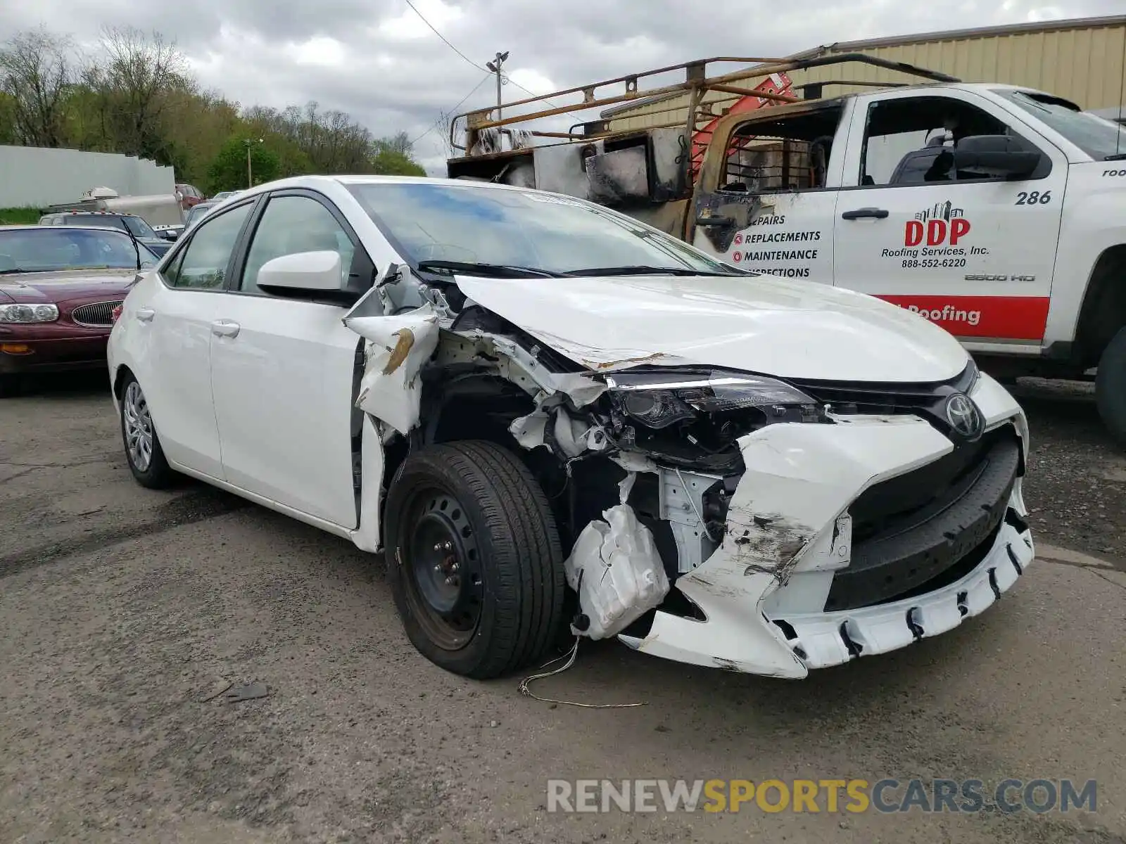 1 Photograph of a damaged car 2T1BURHEXKC172434 TOYOTA COROLLA 2019