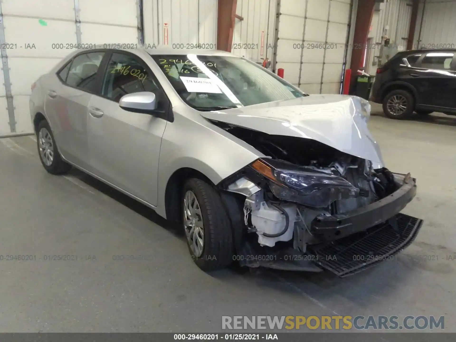 1 Photograph of a damaged car 2T1BURHEXKC173194 TOYOTA COROLLA 2019