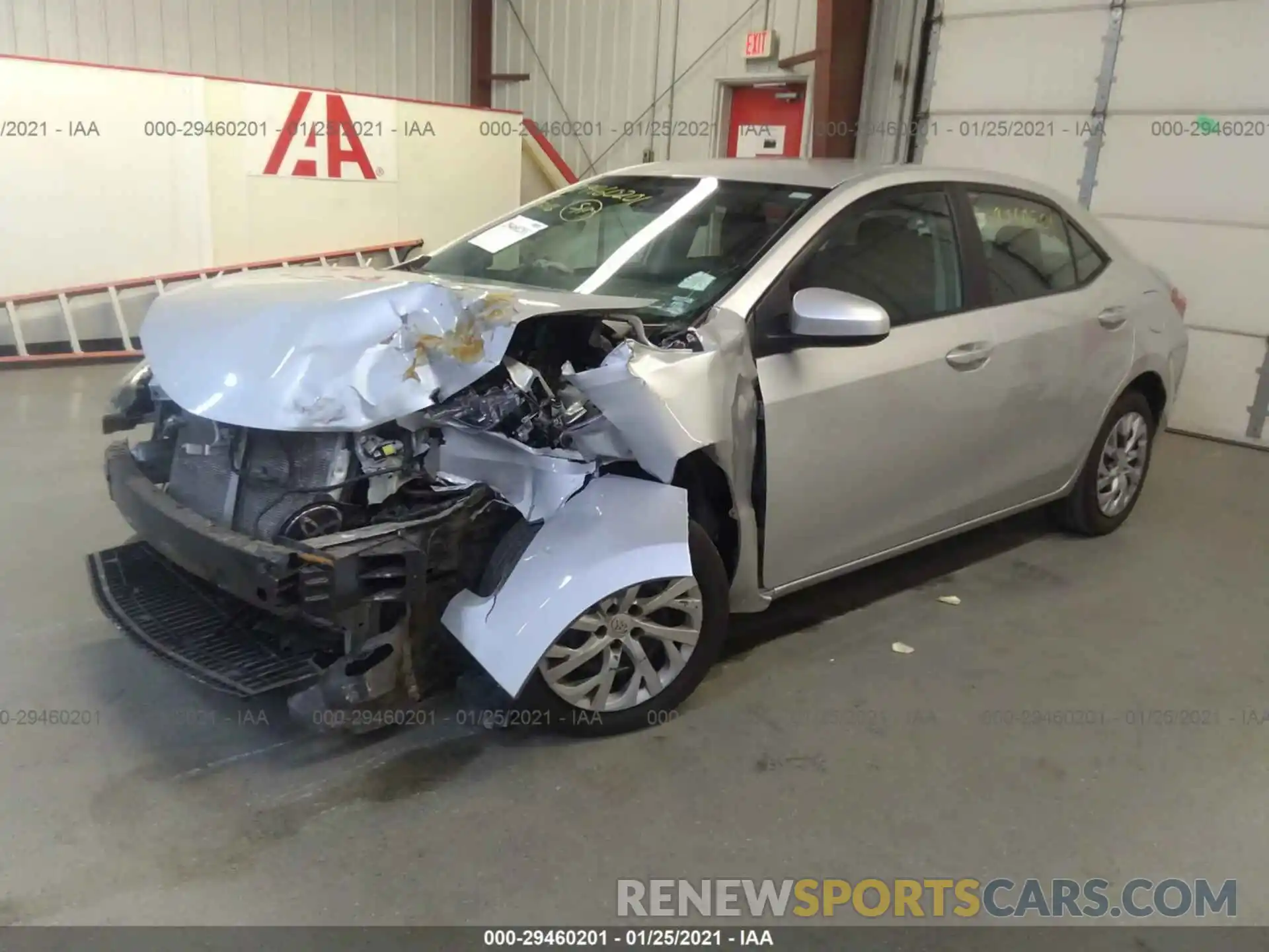 2 Photograph of a damaged car 2T1BURHEXKC173194 TOYOTA COROLLA 2019