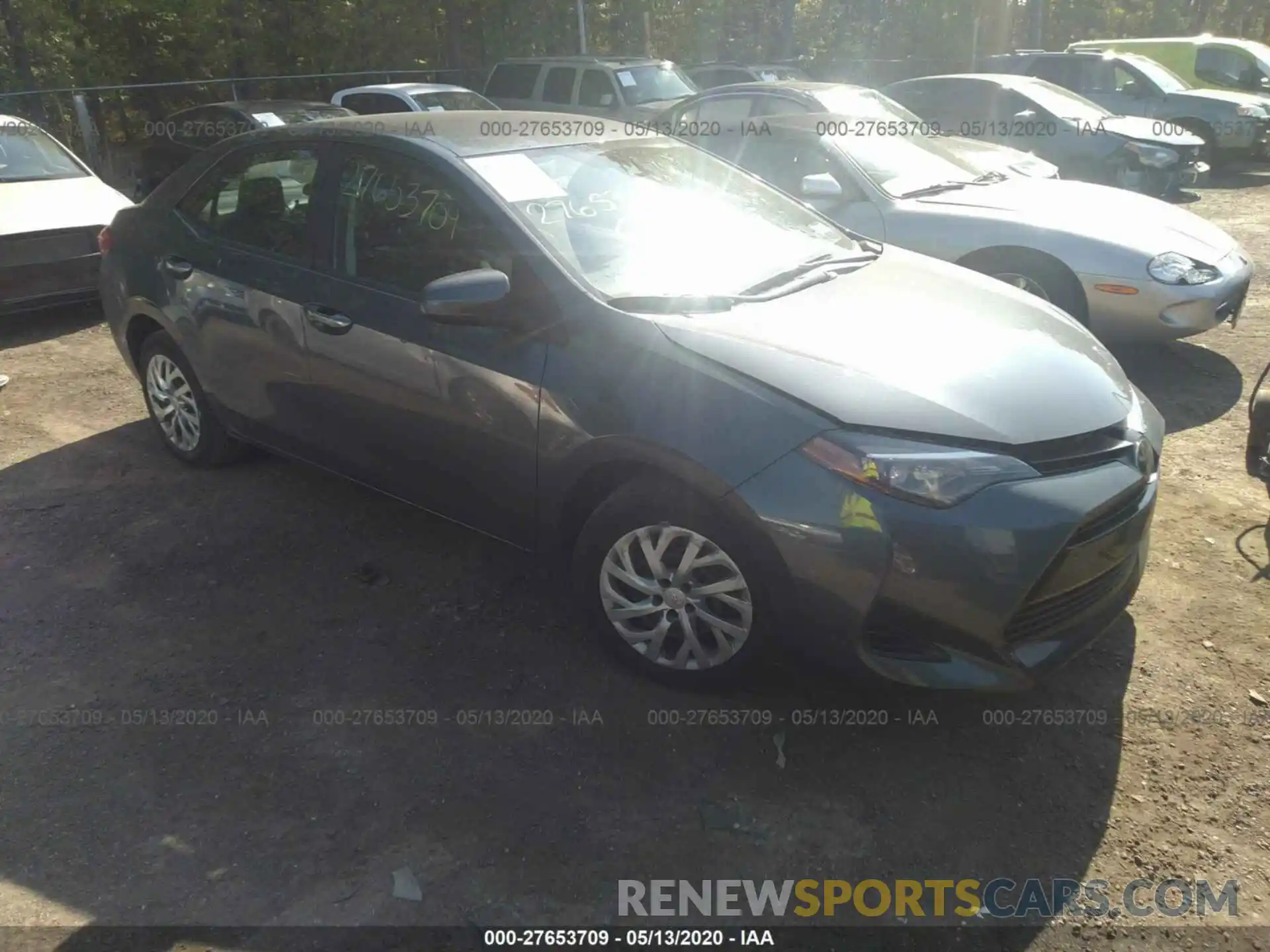 1 Photograph of a damaged car 2T1BURHEXKC173275 TOYOTA COROLLA 2019