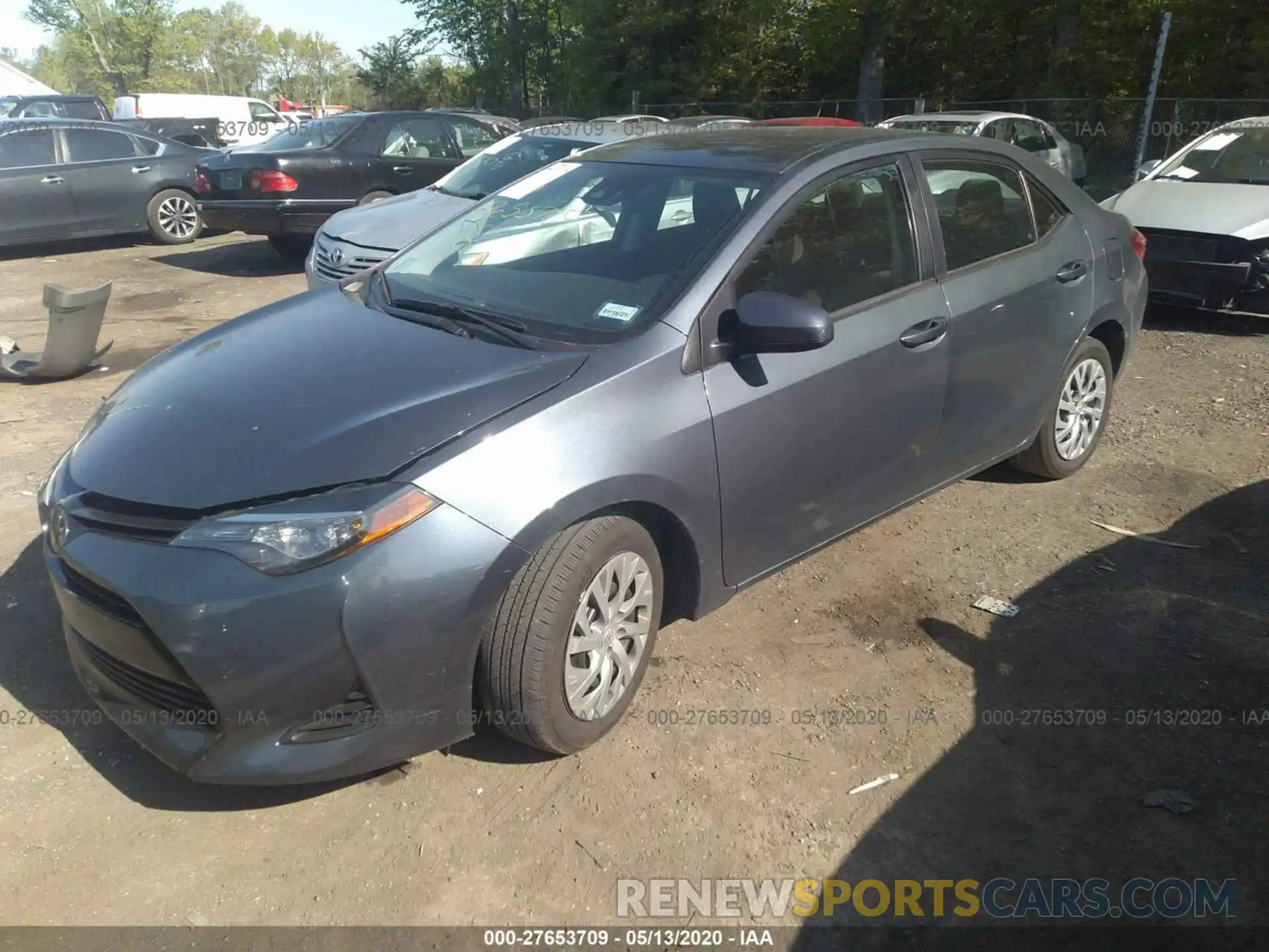 2 Photograph of a damaged car 2T1BURHEXKC173275 TOYOTA COROLLA 2019