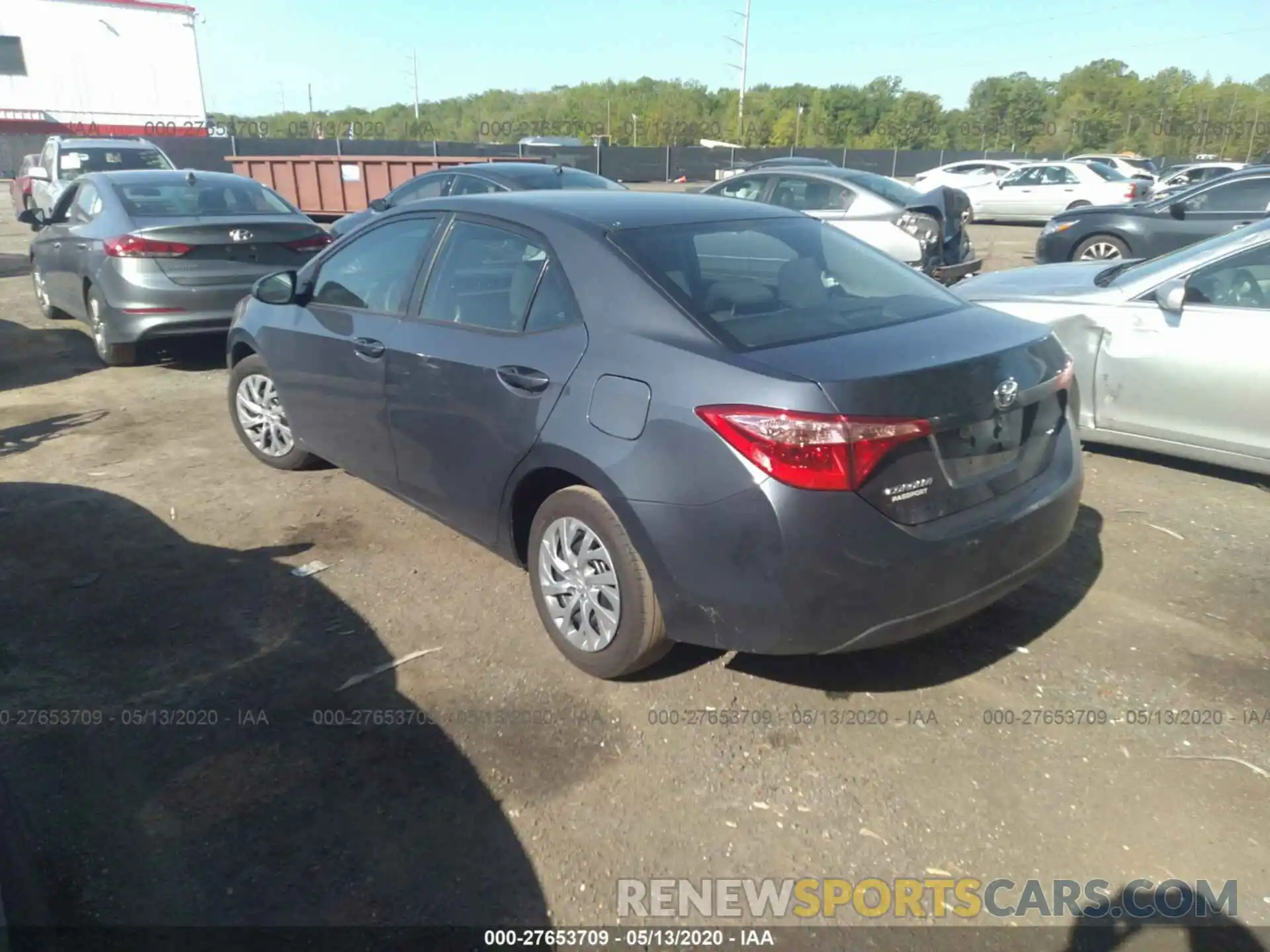 3 Photograph of a damaged car 2T1BURHEXKC173275 TOYOTA COROLLA 2019