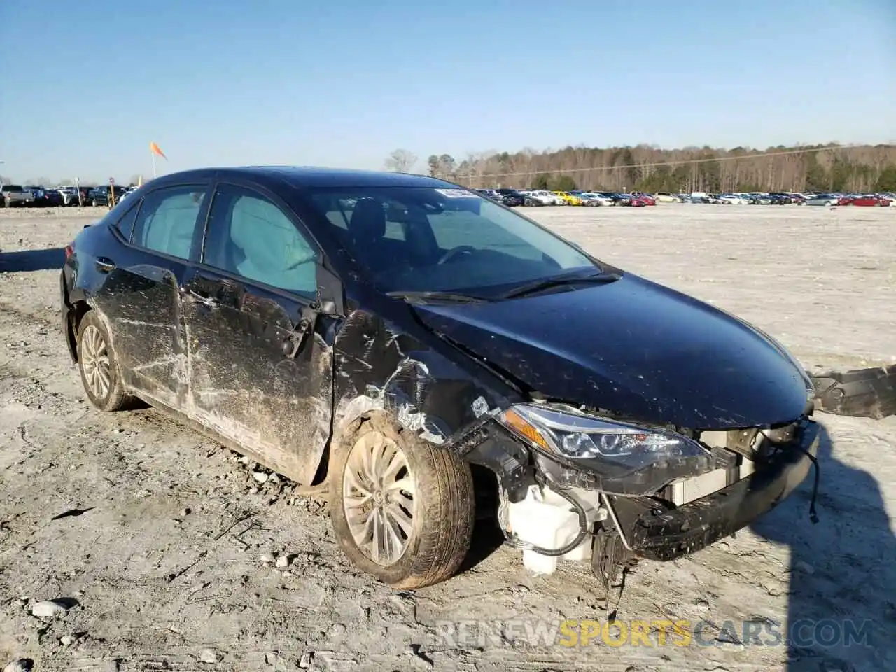 1 Photograph of a damaged car 2T1BURHEXKC173292 TOYOTA COROLLA 2019