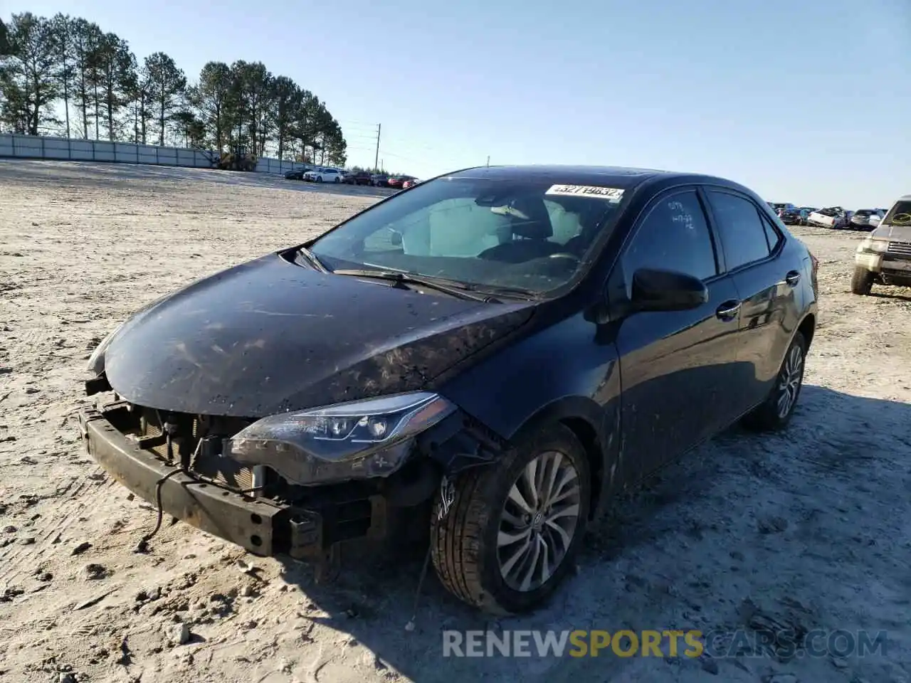 2 Photograph of a damaged car 2T1BURHEXKC173292 TOYOTA COROLLA 2019