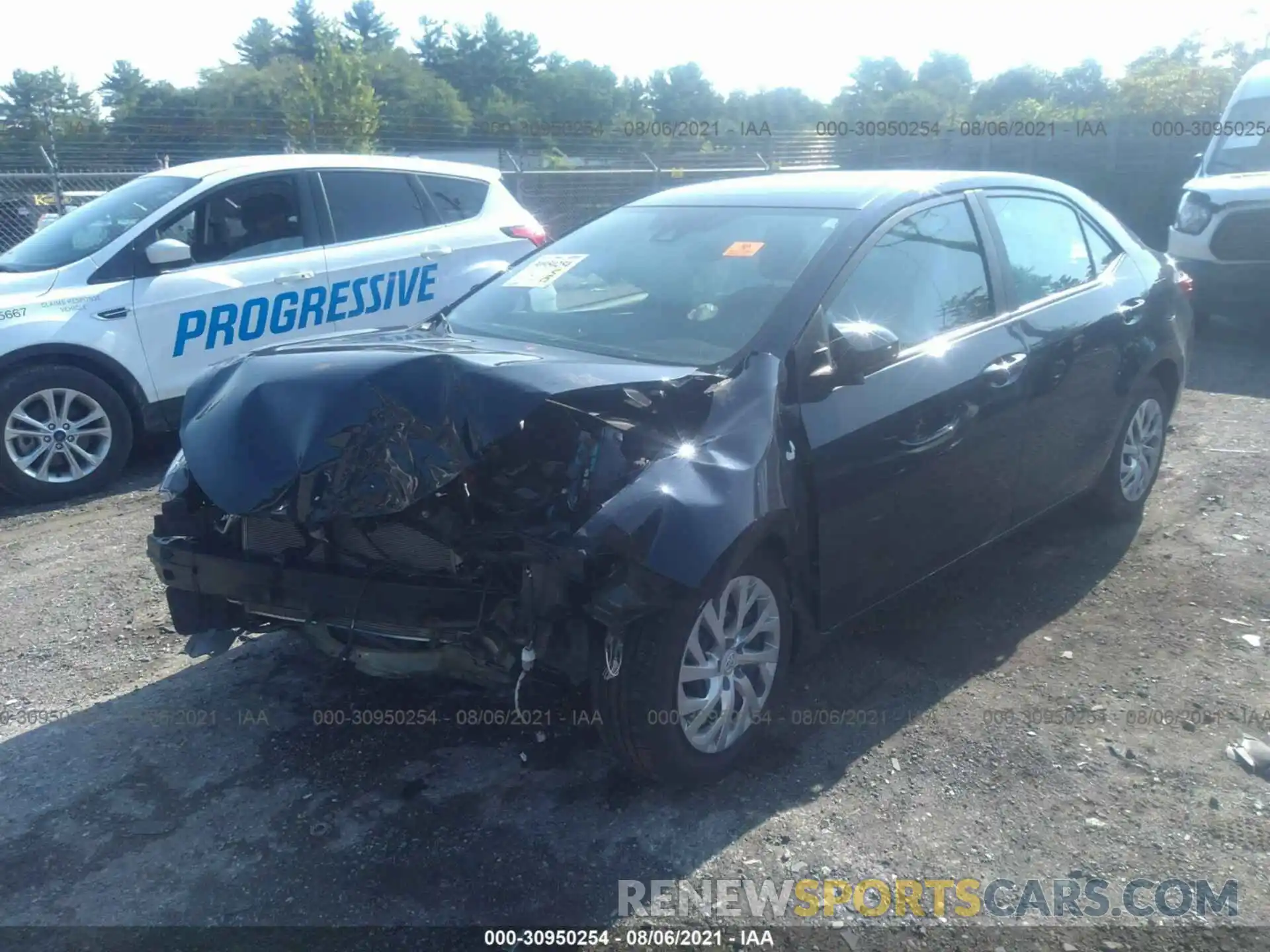 2 Photograph of a damaged car 2T1BURHEXKC173373 TOYOTA COROLLA 2019