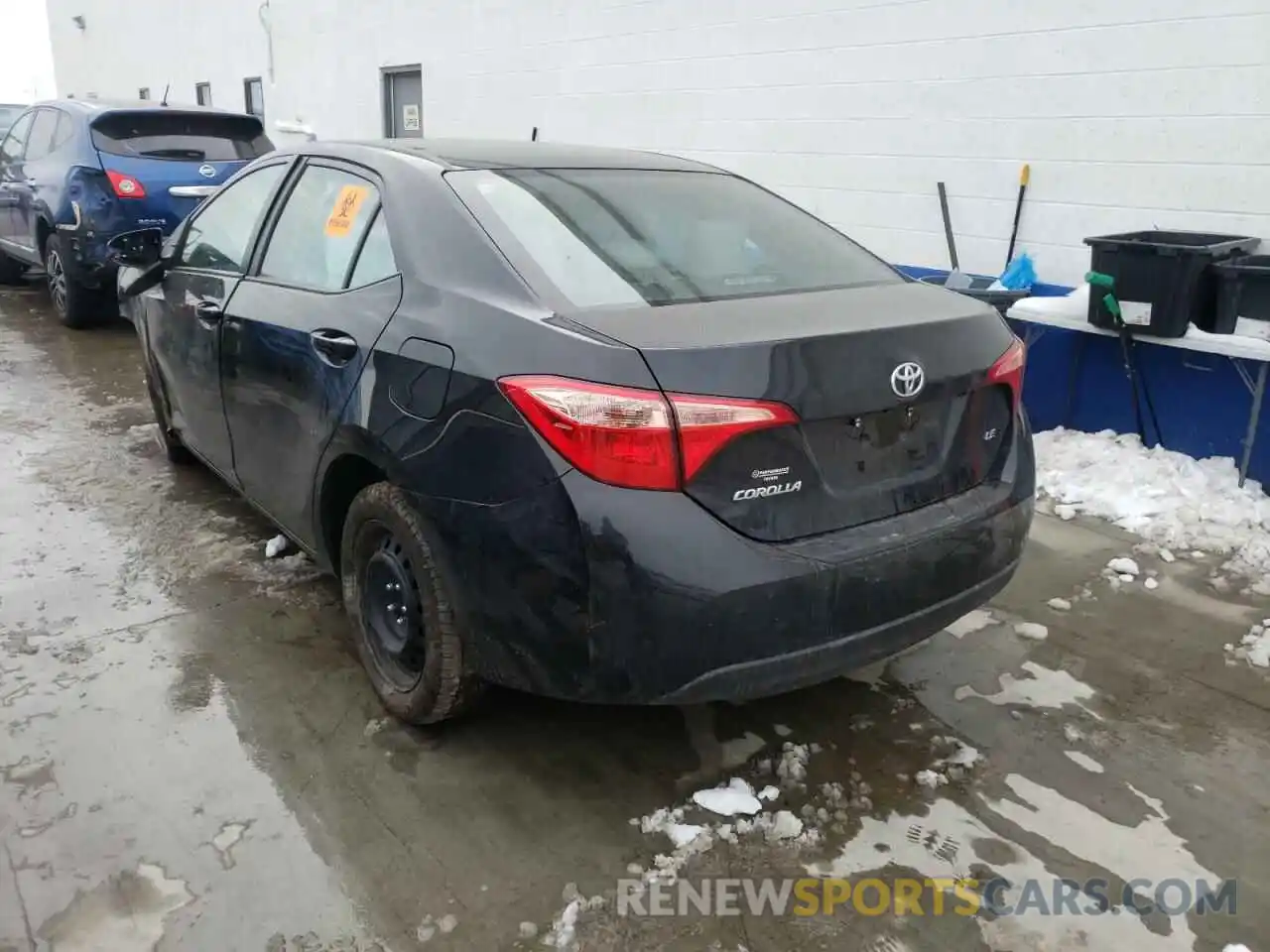 3 Photograph of a damaged car 2T1BURHEXKC173681 TOYOTA COROLLA 2019