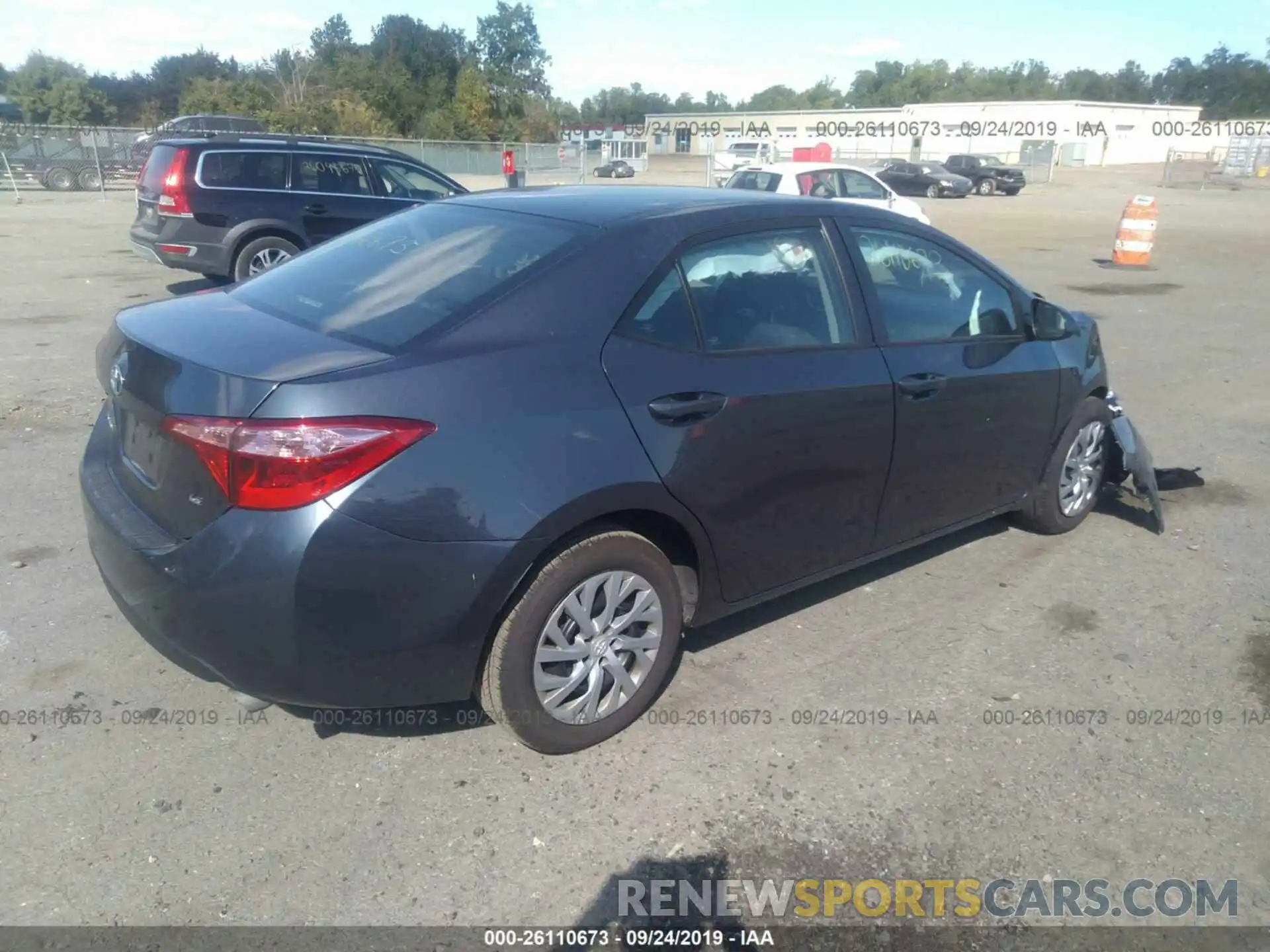 4 Photograph of a damaged car 2T1BURHEXKC174037 TOYOTA COROLLA 2019