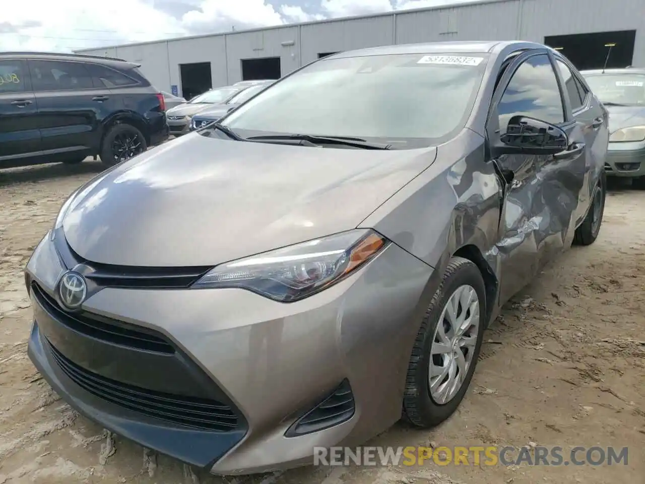 2 Photograph of a damaged car 2T1BURHEXKC174216 TOYOTA COROLLA 2019