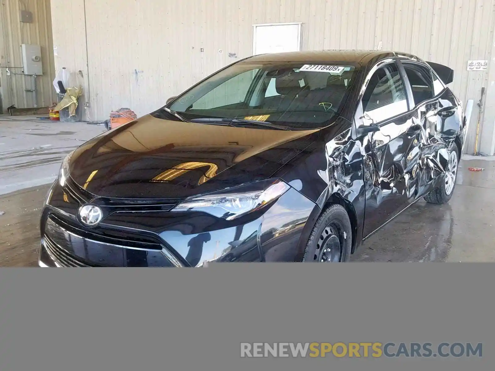 2 Photograph of a damaged car 2T1BURHEXKC174247 TOYOTA COROLLA 2019