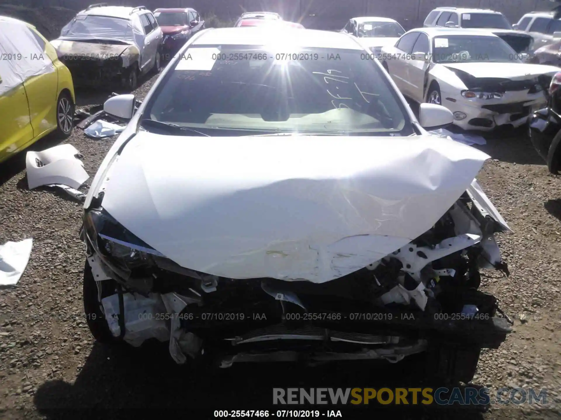 6 Photograph of a damaged car 2T1BURHEXKC175026 TOYOTA COROLLA 2019