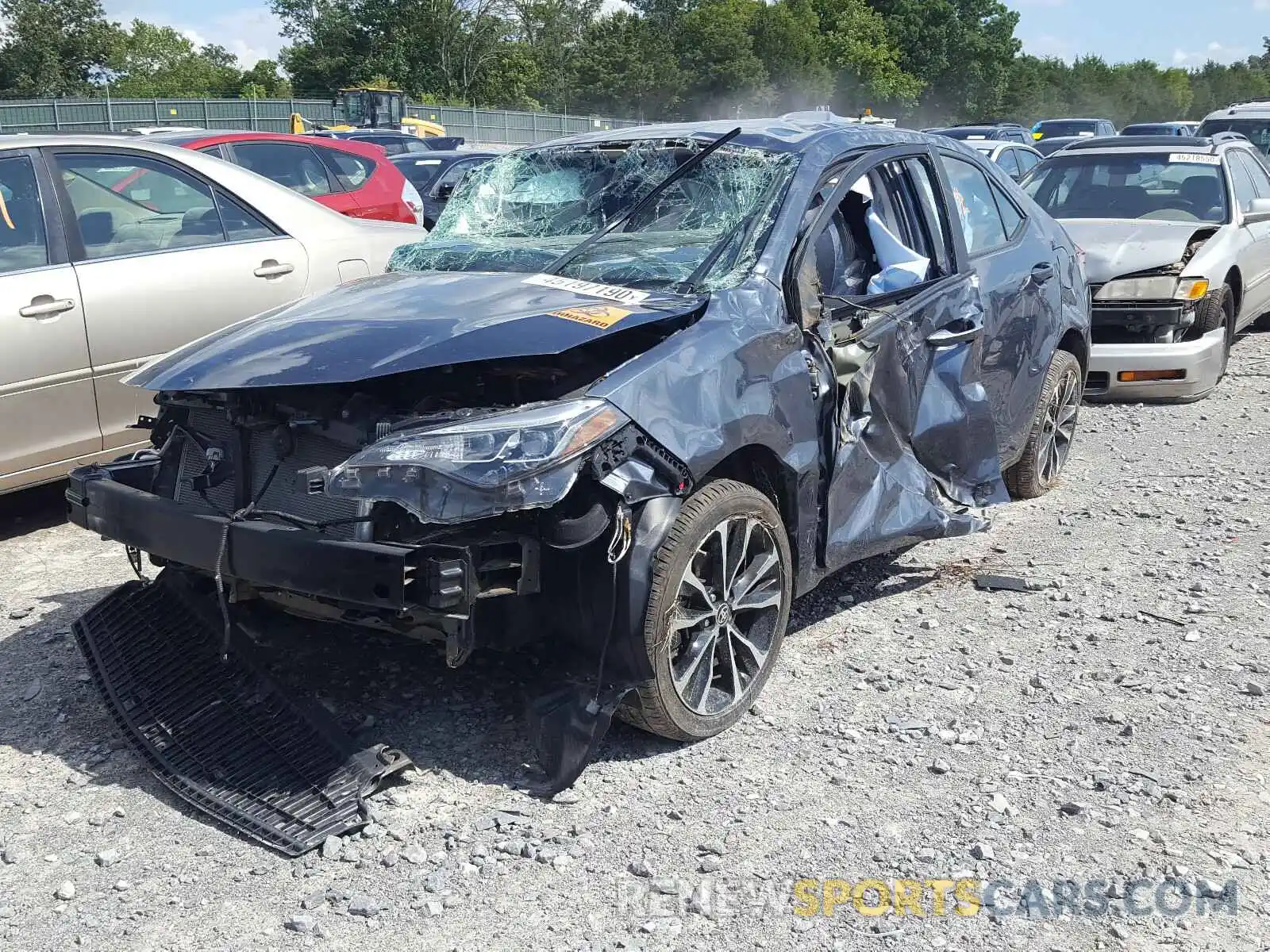 2 Photograph of a damaged car 2T1BURHEXKC175625 TOYOTA COROLLA 2019