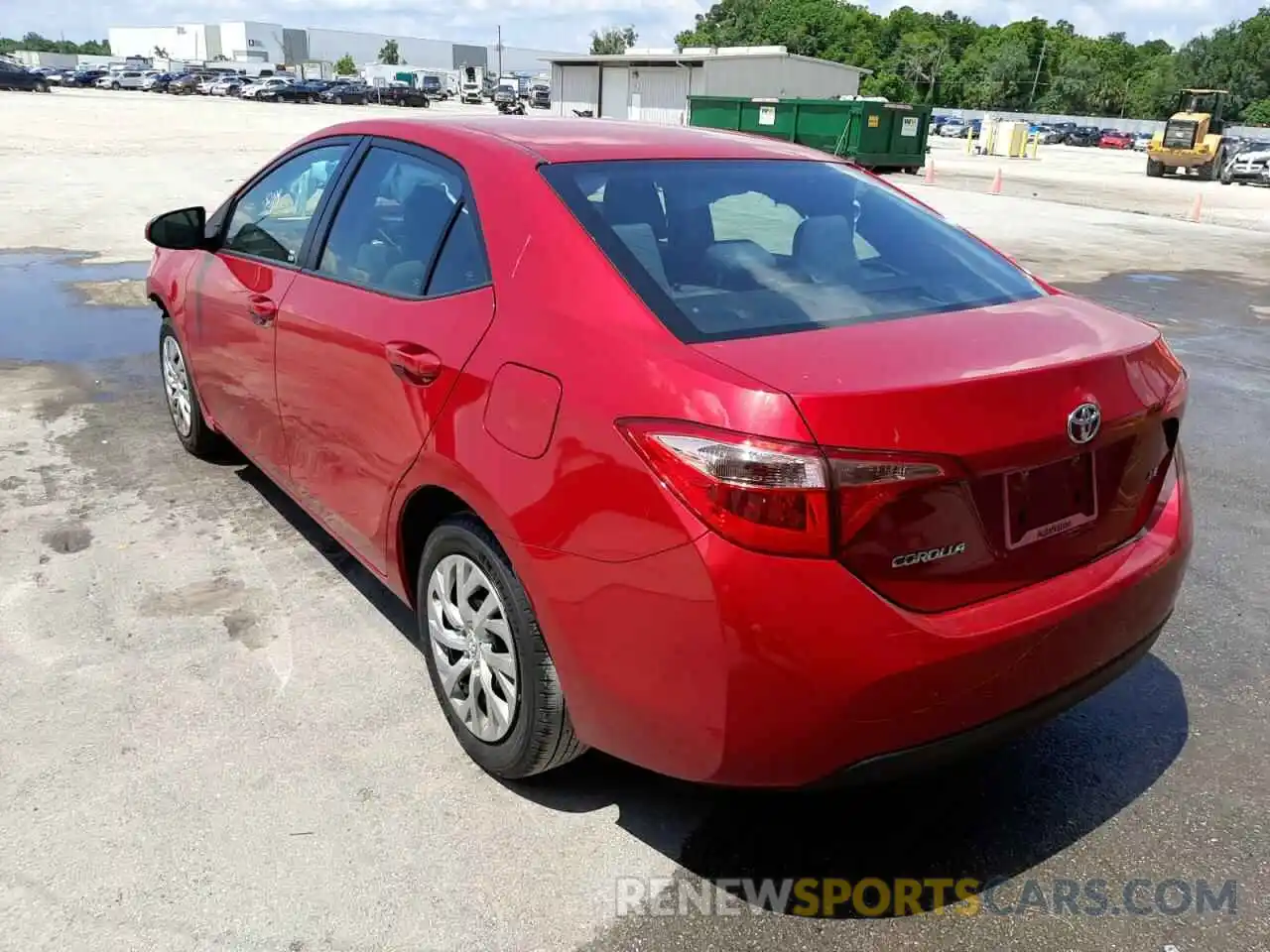 3 Photograph of a damaged car 2T1BURHEXKC175768 TOYOTA COROLLA 2019