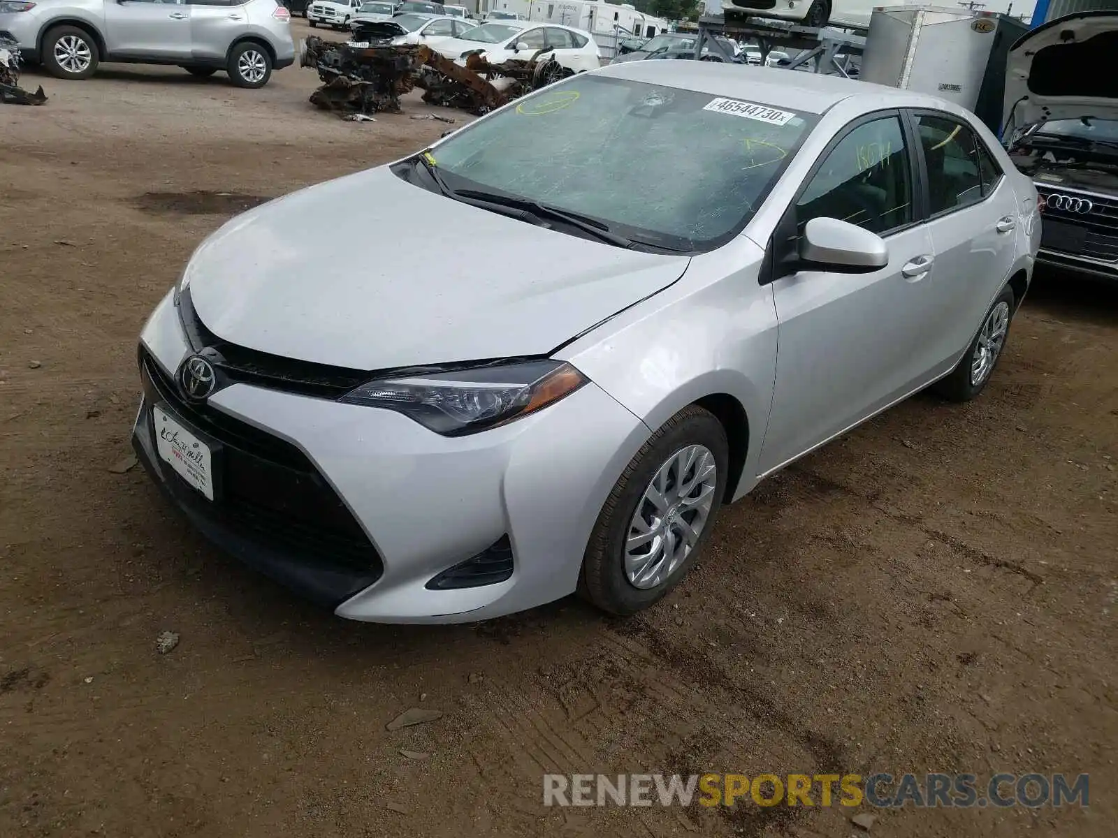 2 Photograph of a damaged car 2T1BURHEXKC175981 TOYOTA COROLLA 2019