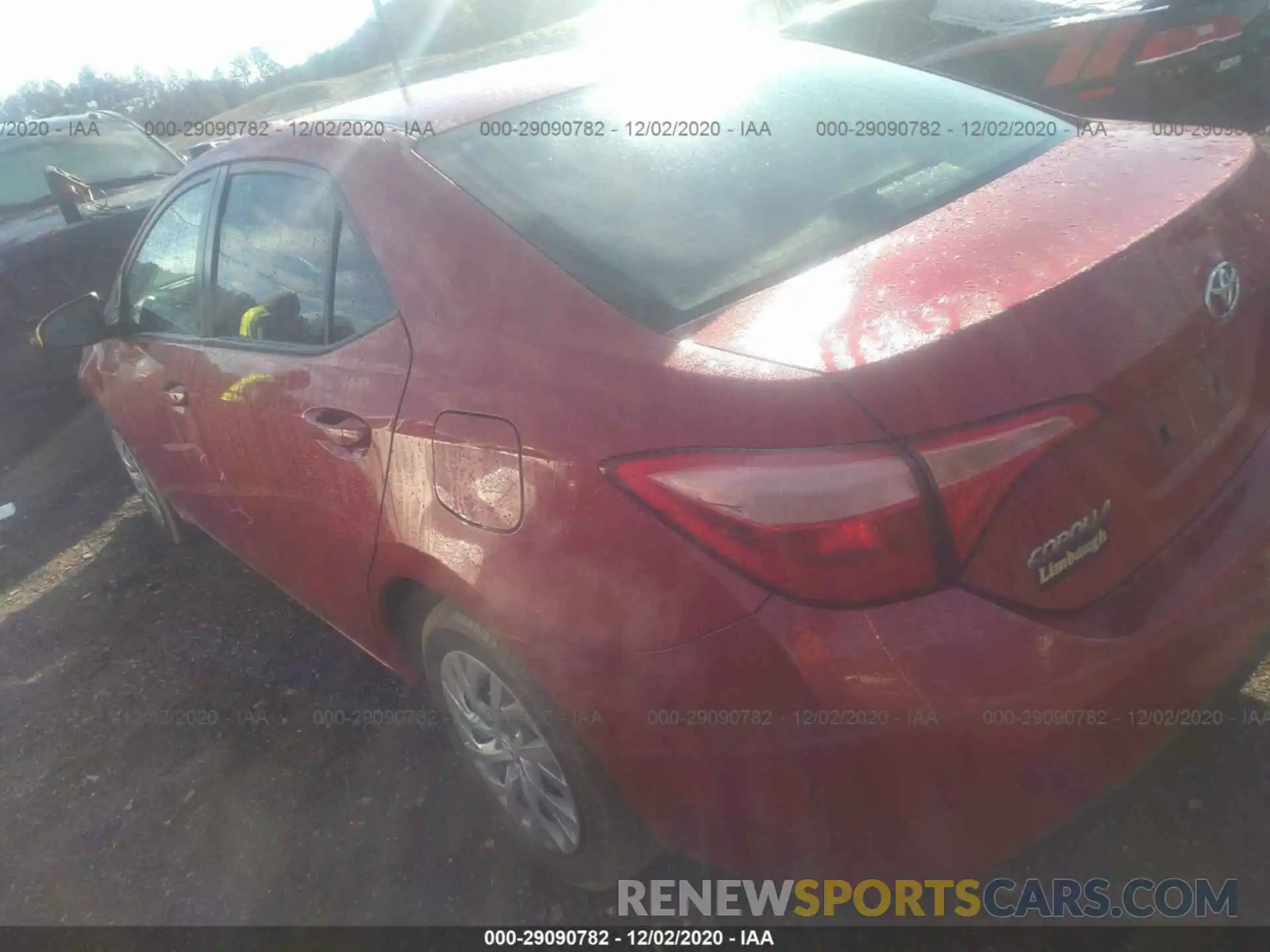 3 Photograph of a damaged car 2T1BURHEXKC176256 TOYOTA COROLLA 2019