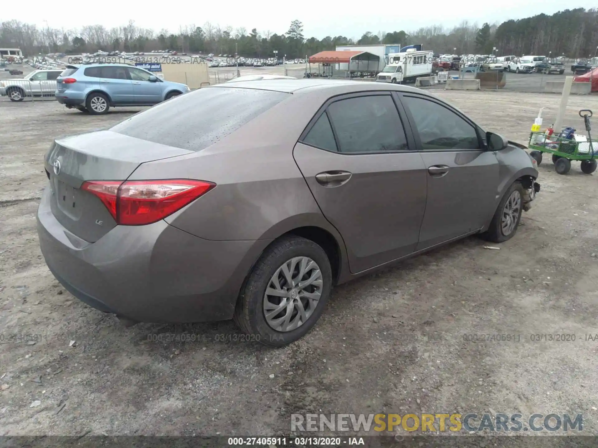 4 Photograph of a damaged car 2T1BURHEXKC176936 TOYOTA COROLLA 2019