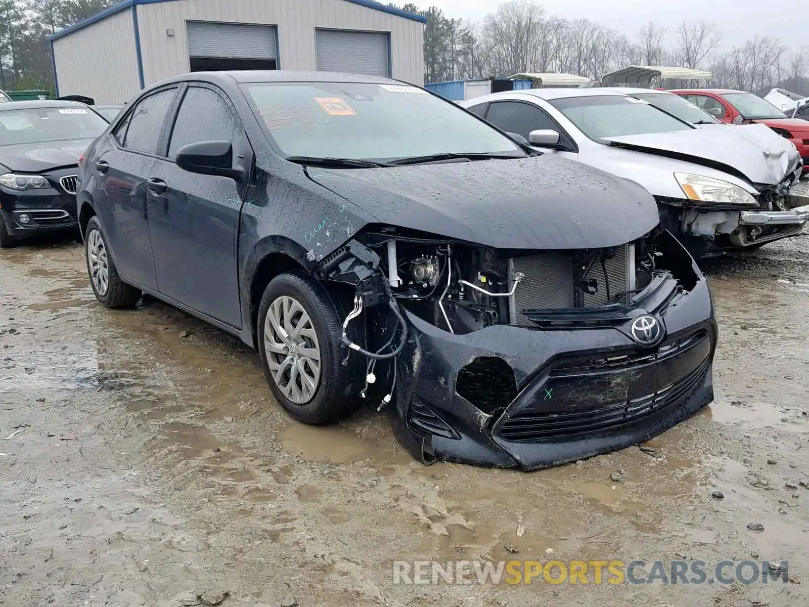 1 Photograph of a damaged car 2T1BURHEXKC176984 TOYOTA COROLLA 2019