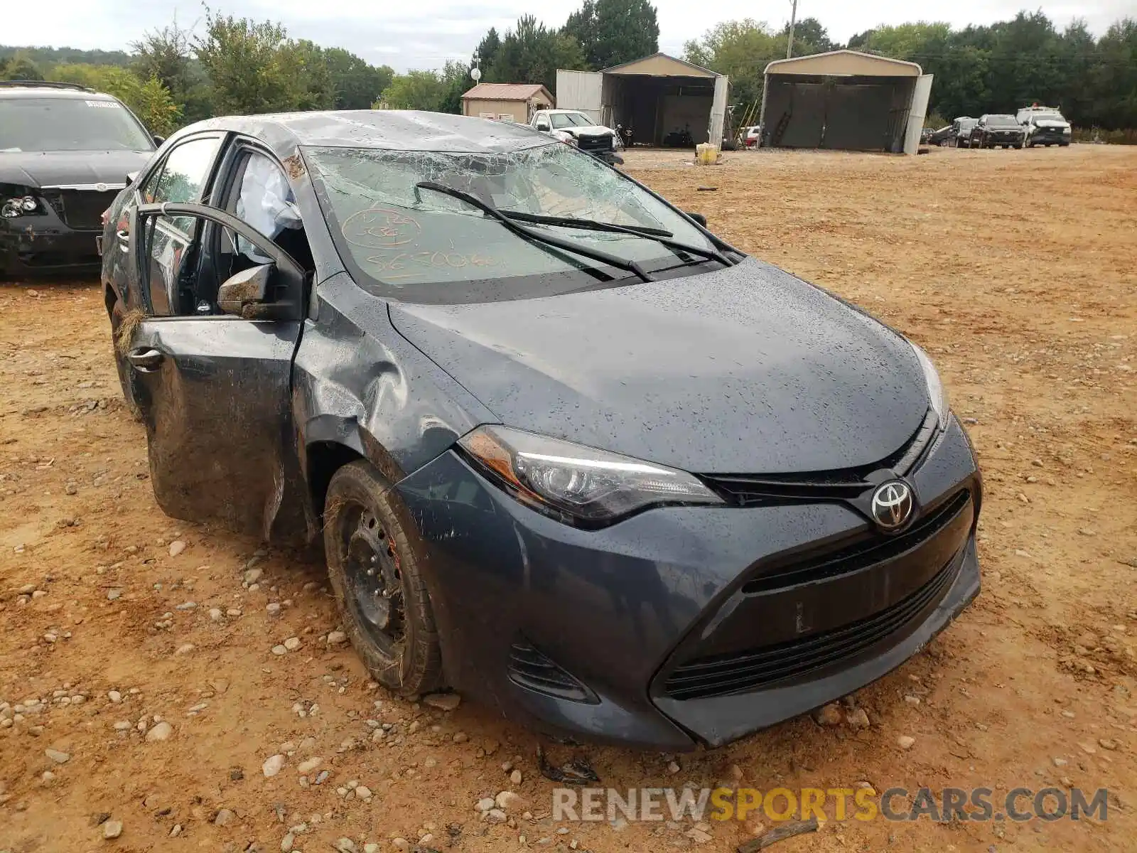 1 Photograph of a damaged car 2T1BURHEXKC177164 TOYOTA COROLLA 2019