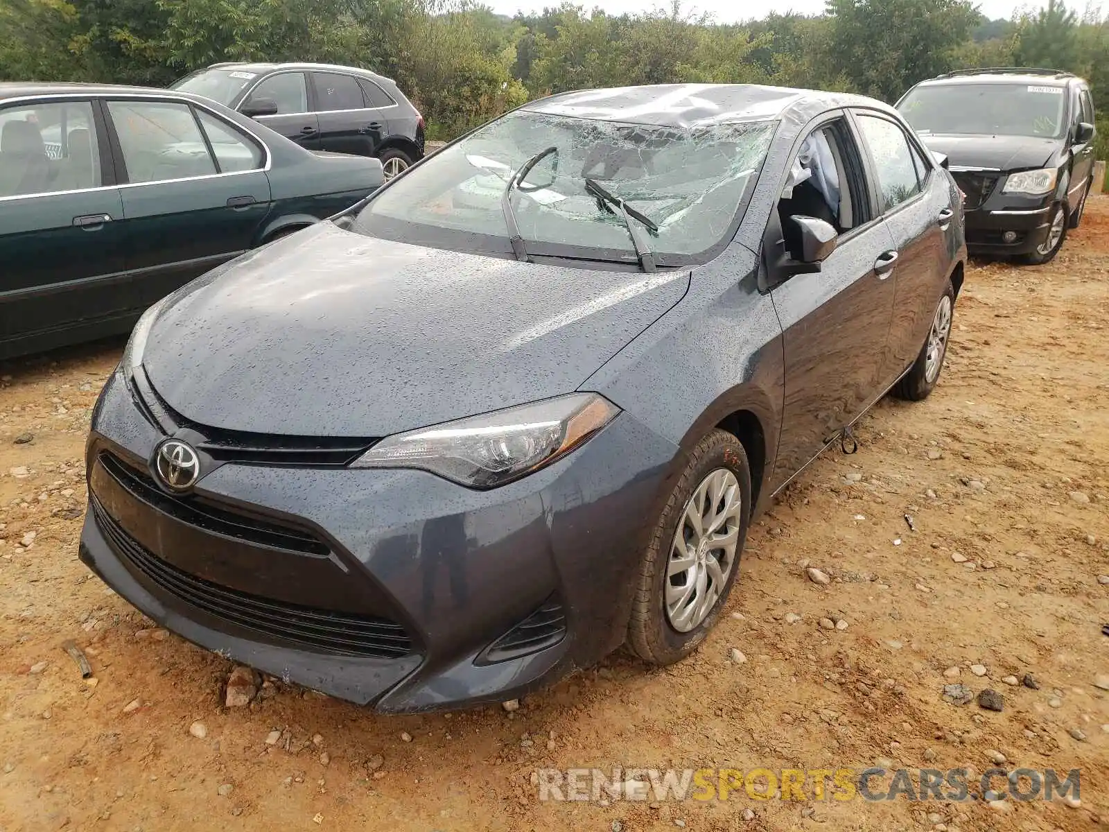 2 Photograph of a damaged car 2T1BURHEXKC177164 TOYOTA COROLLA 2019