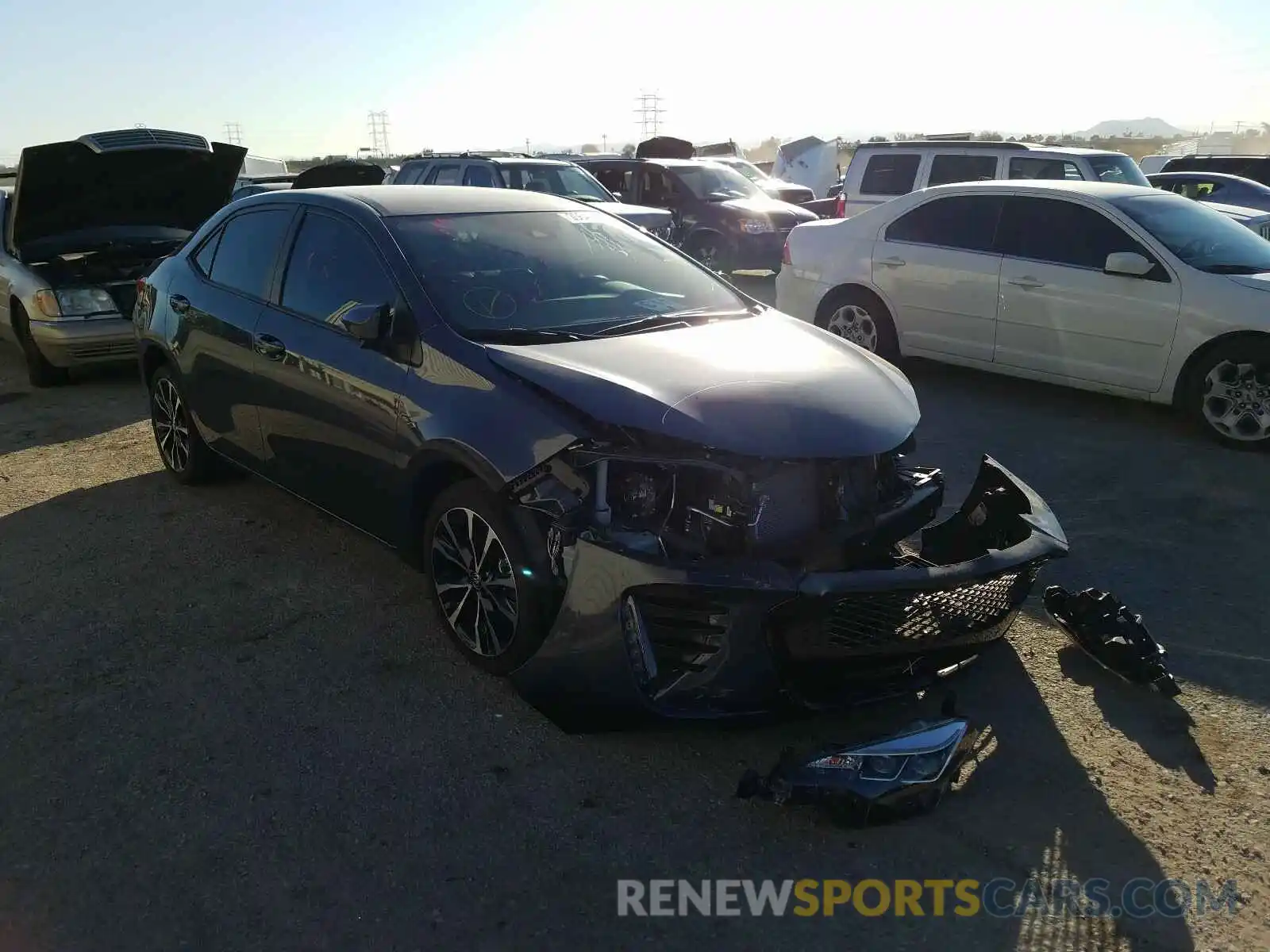 1 Photograph of a damaged car 2T1BURHEXKC177259 TOYOTA COROLLA 2019