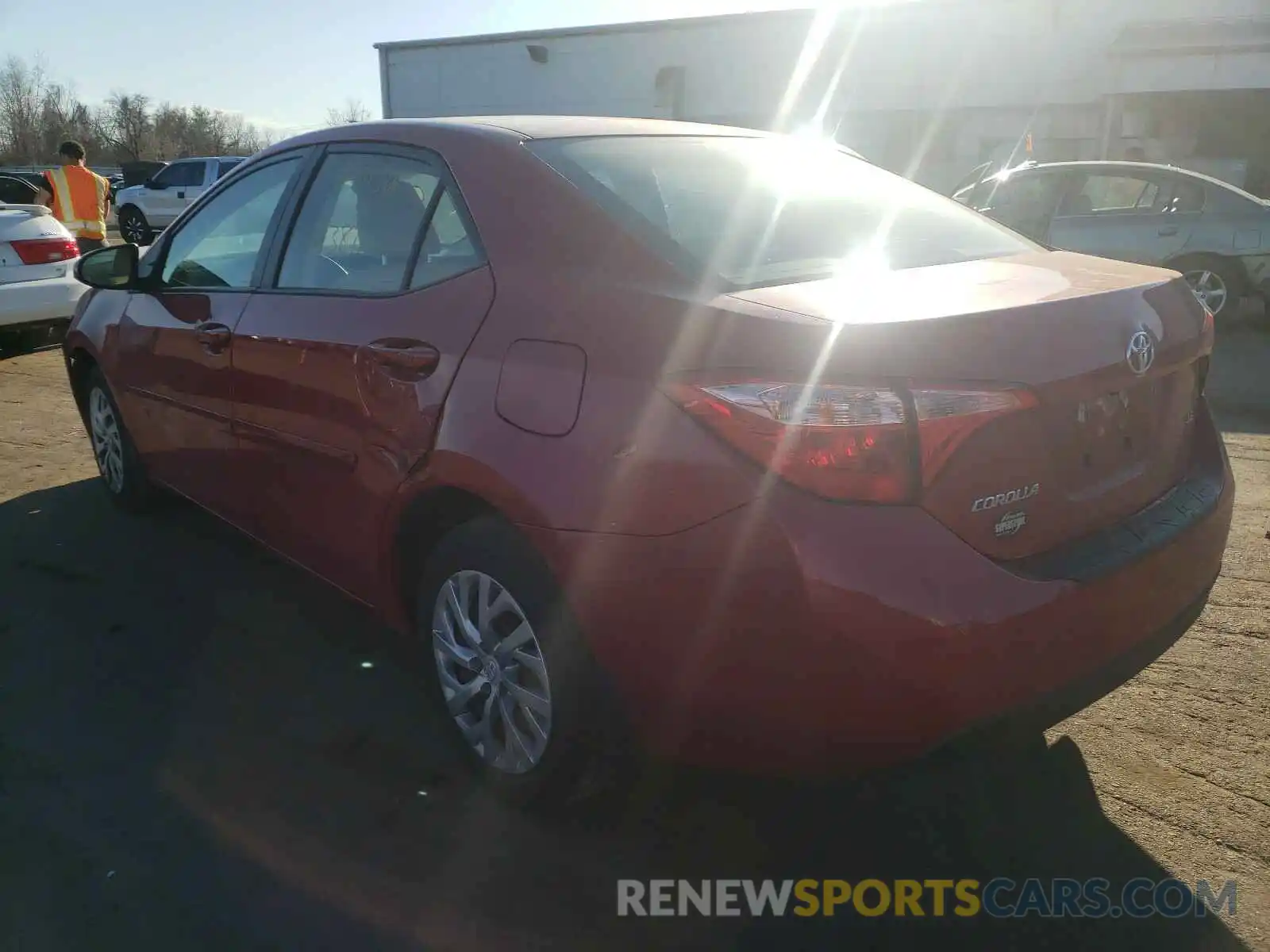 3 Photograph of a damaged car 2T1BURHEXKC178203 TOYOTA COROLLA 2019