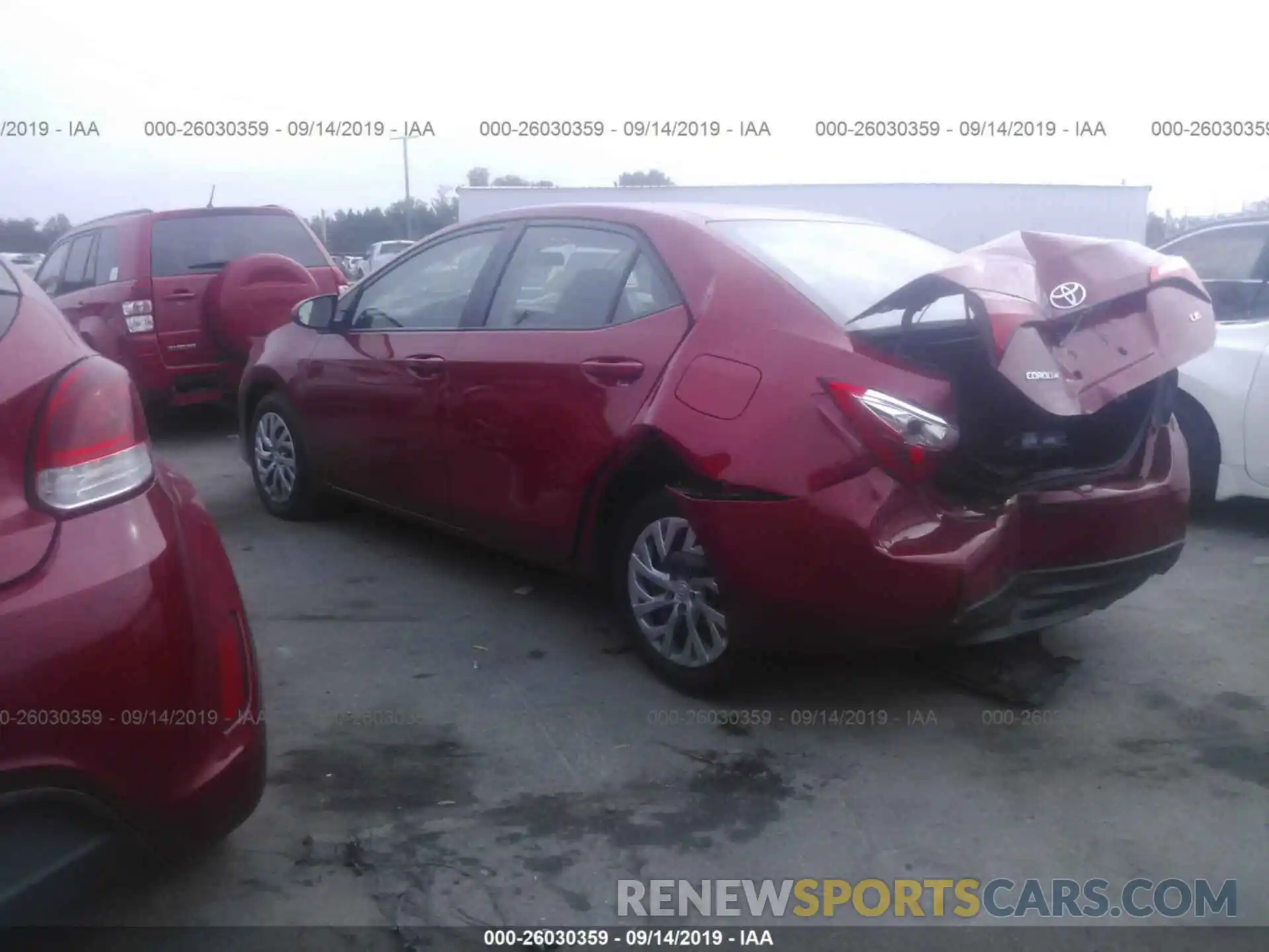 3 Photograph of a damaged car 2T1BURHEXKC178332 TOYOTA COROLLA 2019