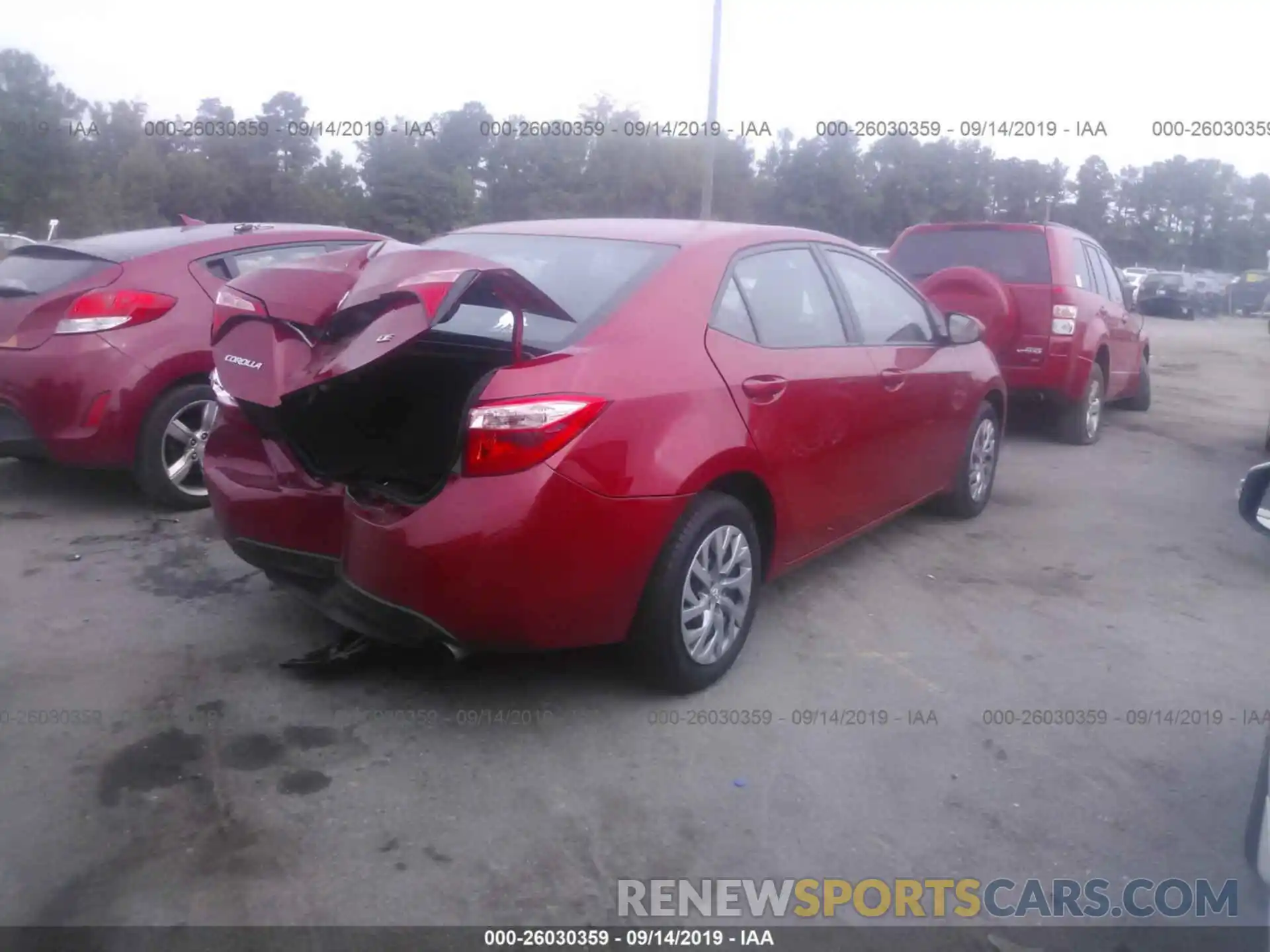 4 Photograph of a damaged car 2T1BURHEXKC178332 TOYOTA COROLLA 2019