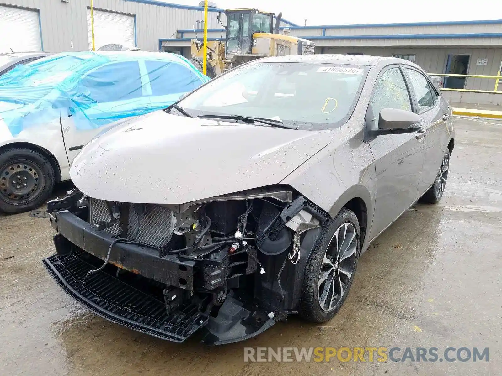 2 Photograph of a damaged car 2T1BURHEXKC178430 TOYOTA COROLLA 2019