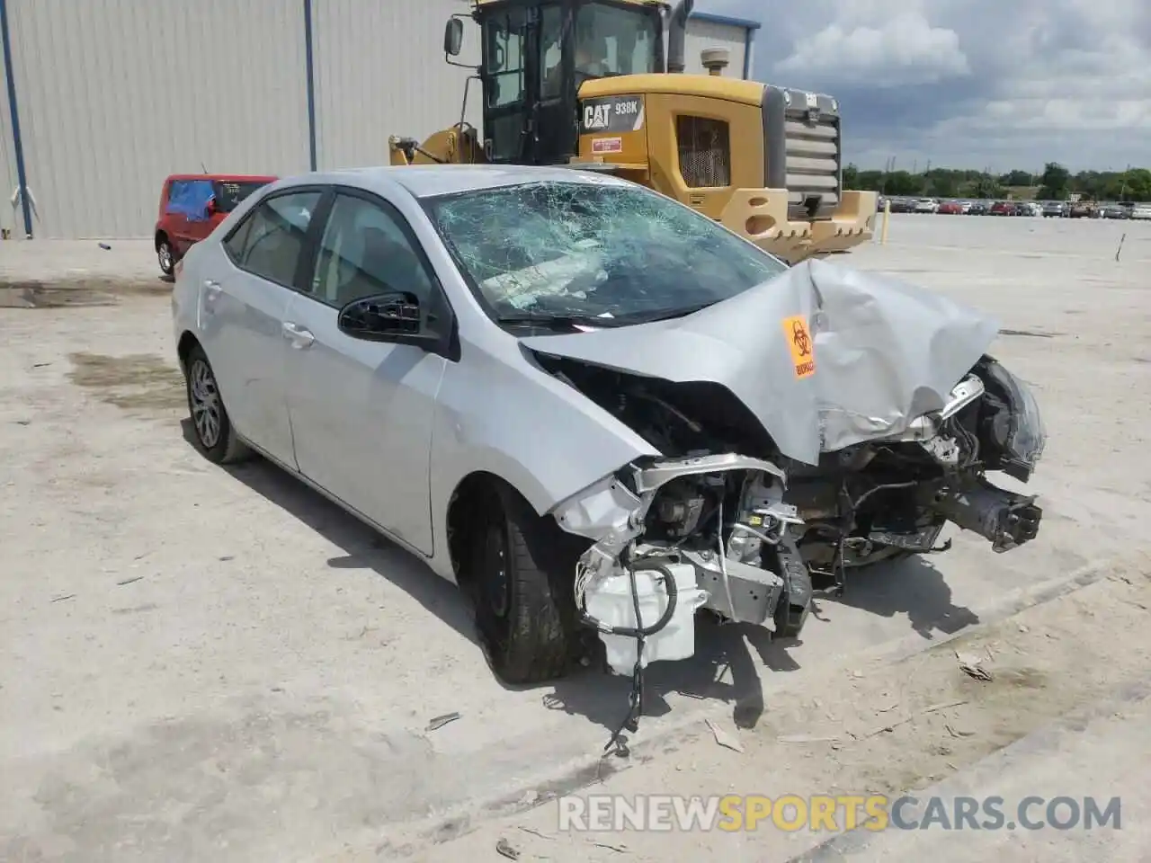 1 Photograph of a damaged car 2T1BURHEXKC178461 TOYOTA COROLLA 2019