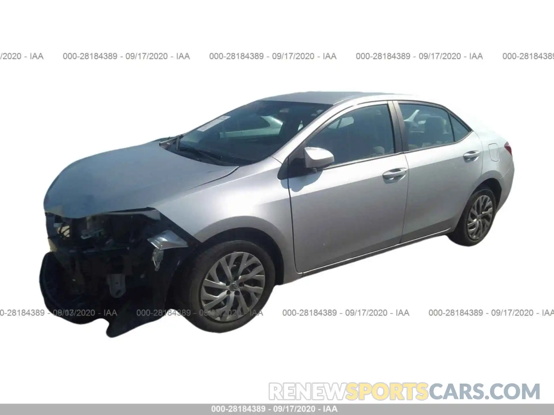 2 Photograph of a damaged car 2T1BURHEXKC179108 TOYOTA COROLLA 2019