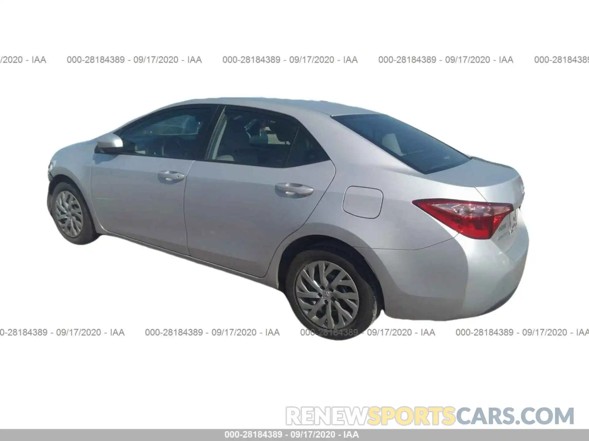 3 Photograph of a damaged car 2T1BURHEXKC179108 TOYOTA COROLLA 2019