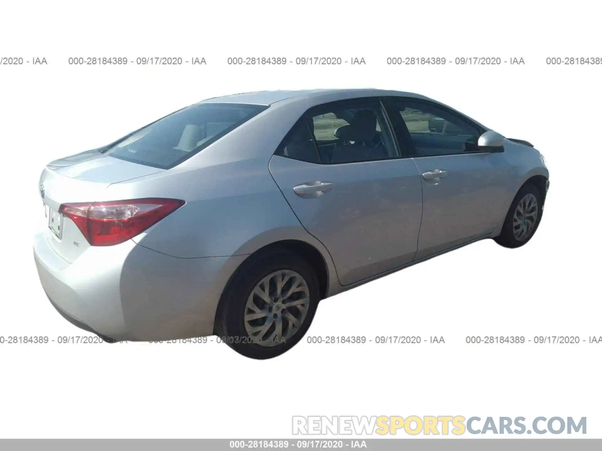 4 Photograph of a damaged car 2T1BURHEXKC179108 TOYOTA COROLLA 2019