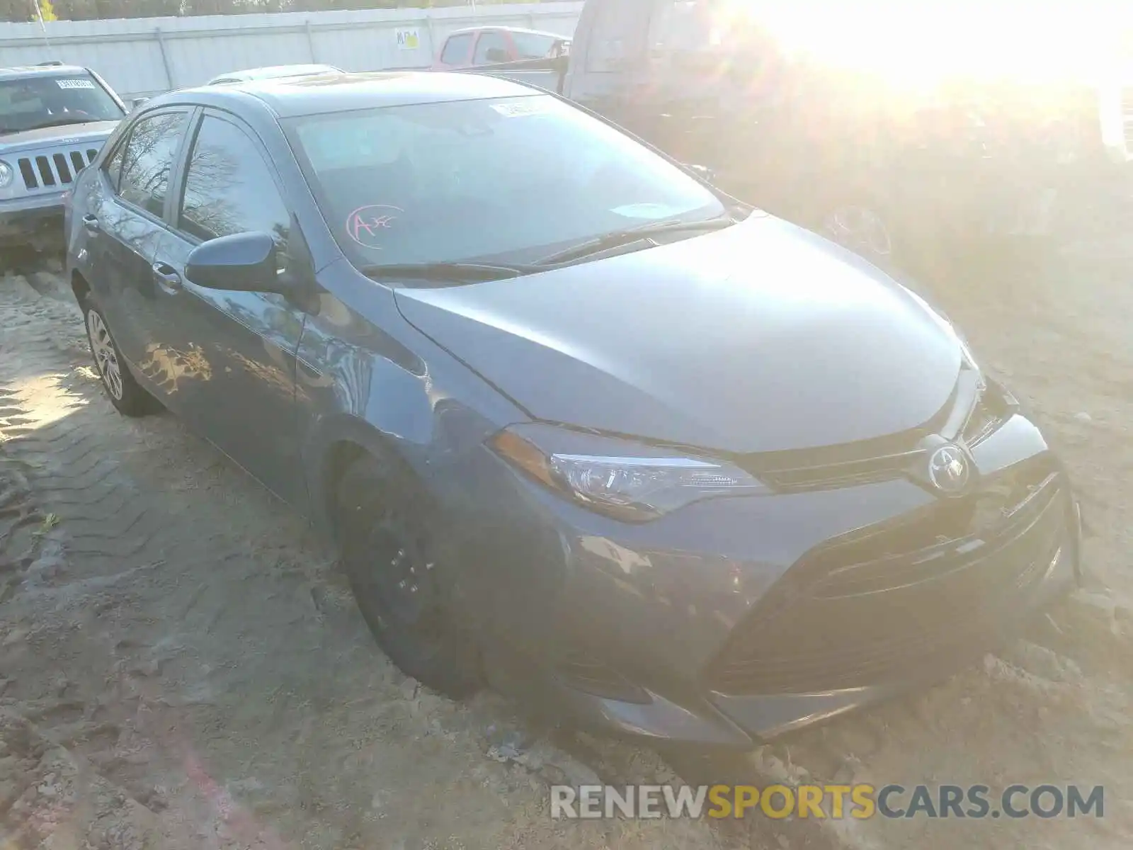 1 Photograph of a damaged car 2T1BURHEXKC179383 TOYOTA COROLLA 2019