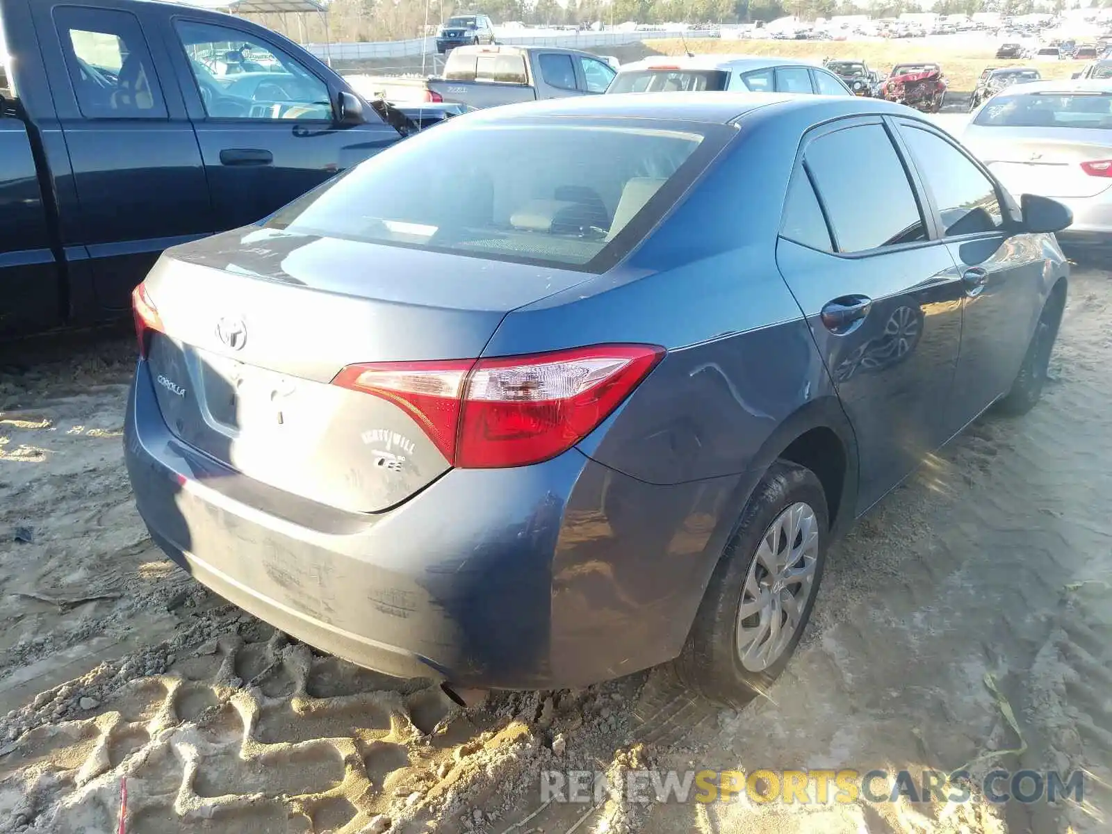 4 Photograph of a damaged car 2T1BURHEXKC179383 TOYOTA COROLLA 2019