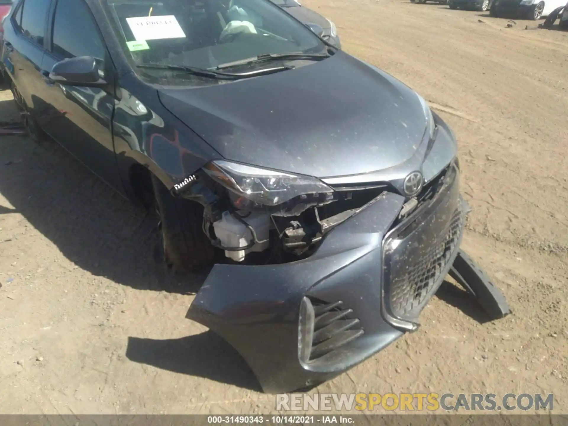 6 Photograph of a damaged car 2T1BURHEXKC179576 TOYOTA COROLLA 2019