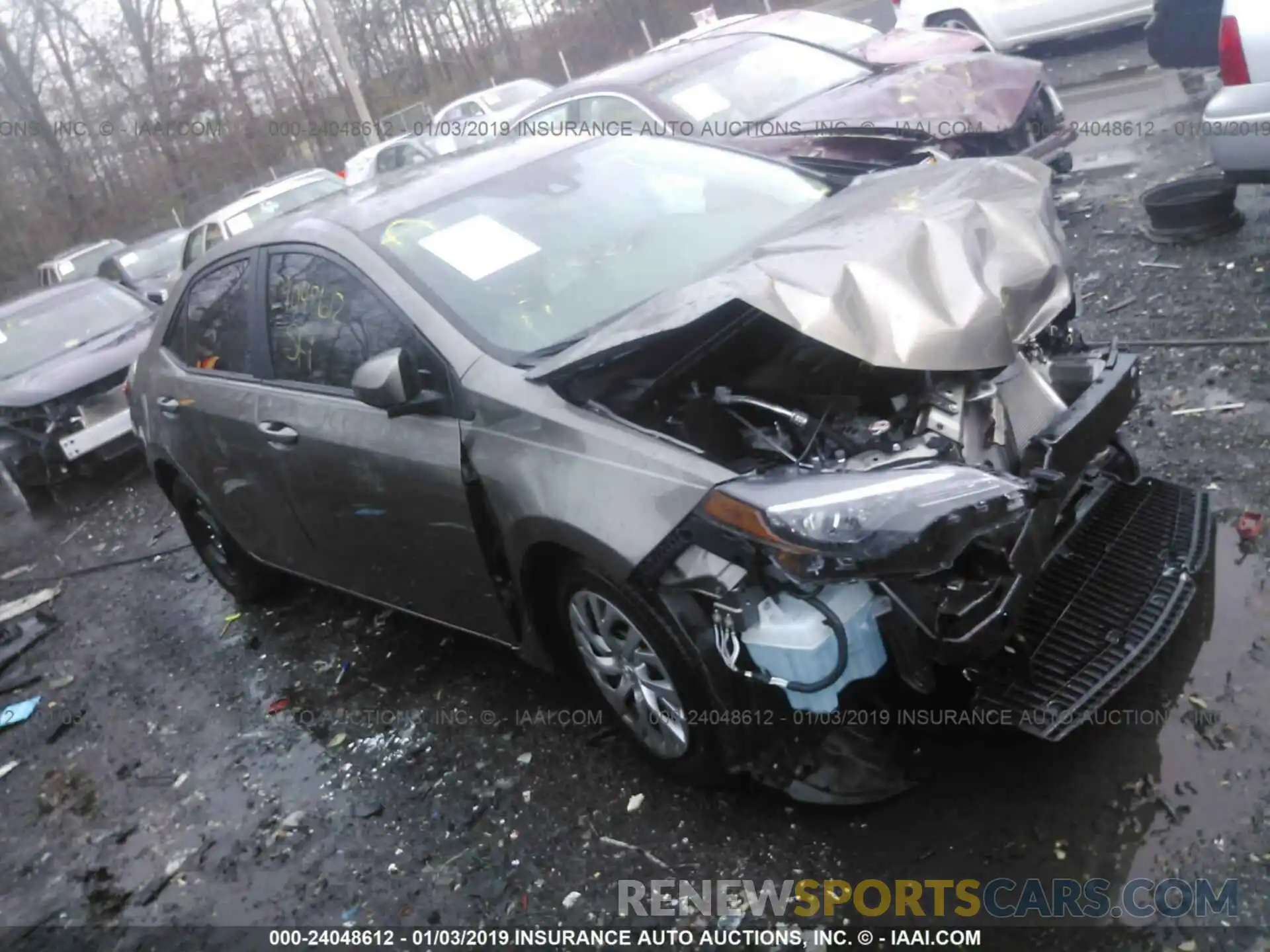 1 Photograph of a damaged car 2T1BURHEXKC179724 TOYOTA COROLLA 2019