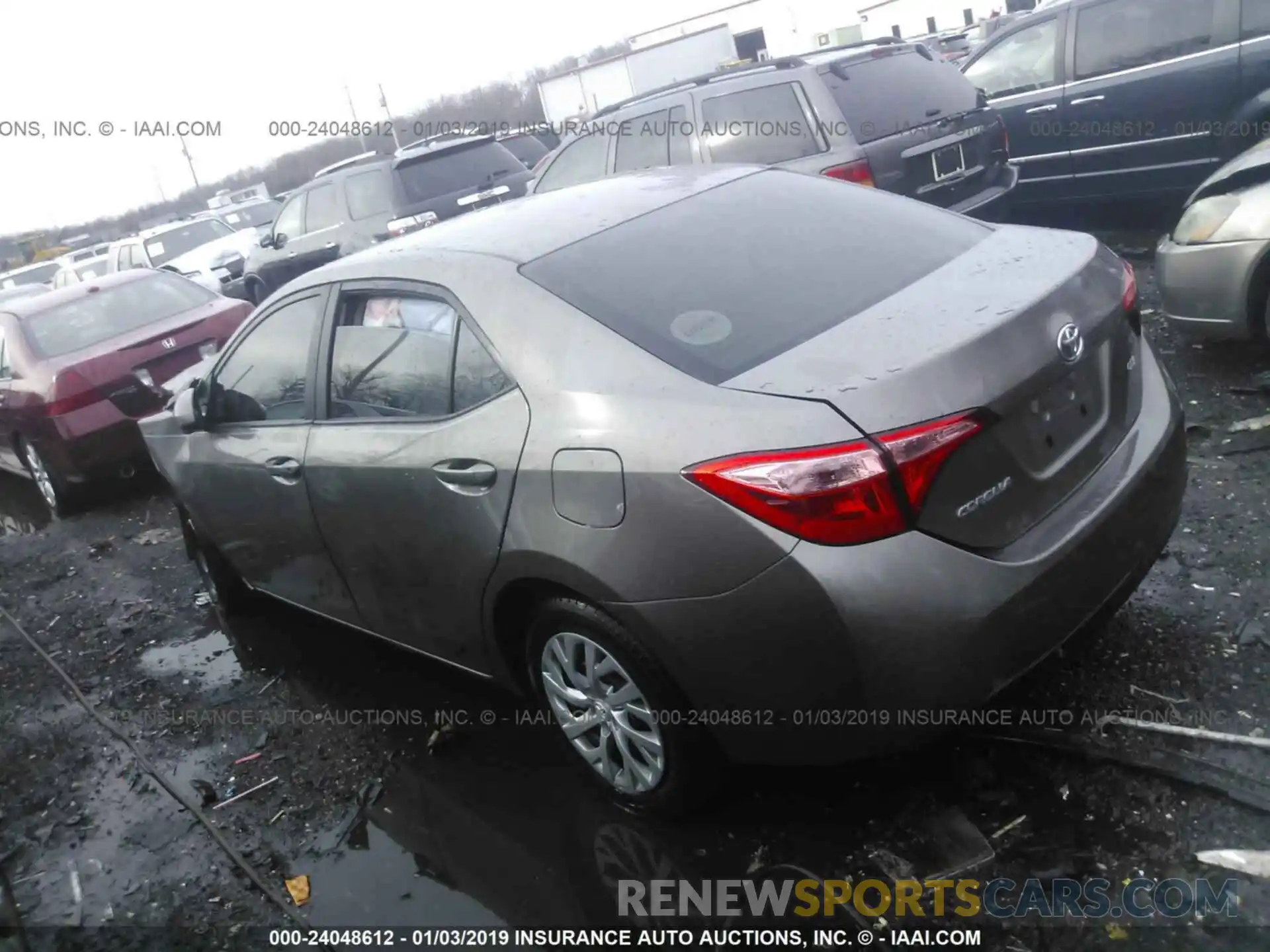 3 Photograph of a damaged car 2T1BURHEXKC179724 TOYOTA COROLLA 2019