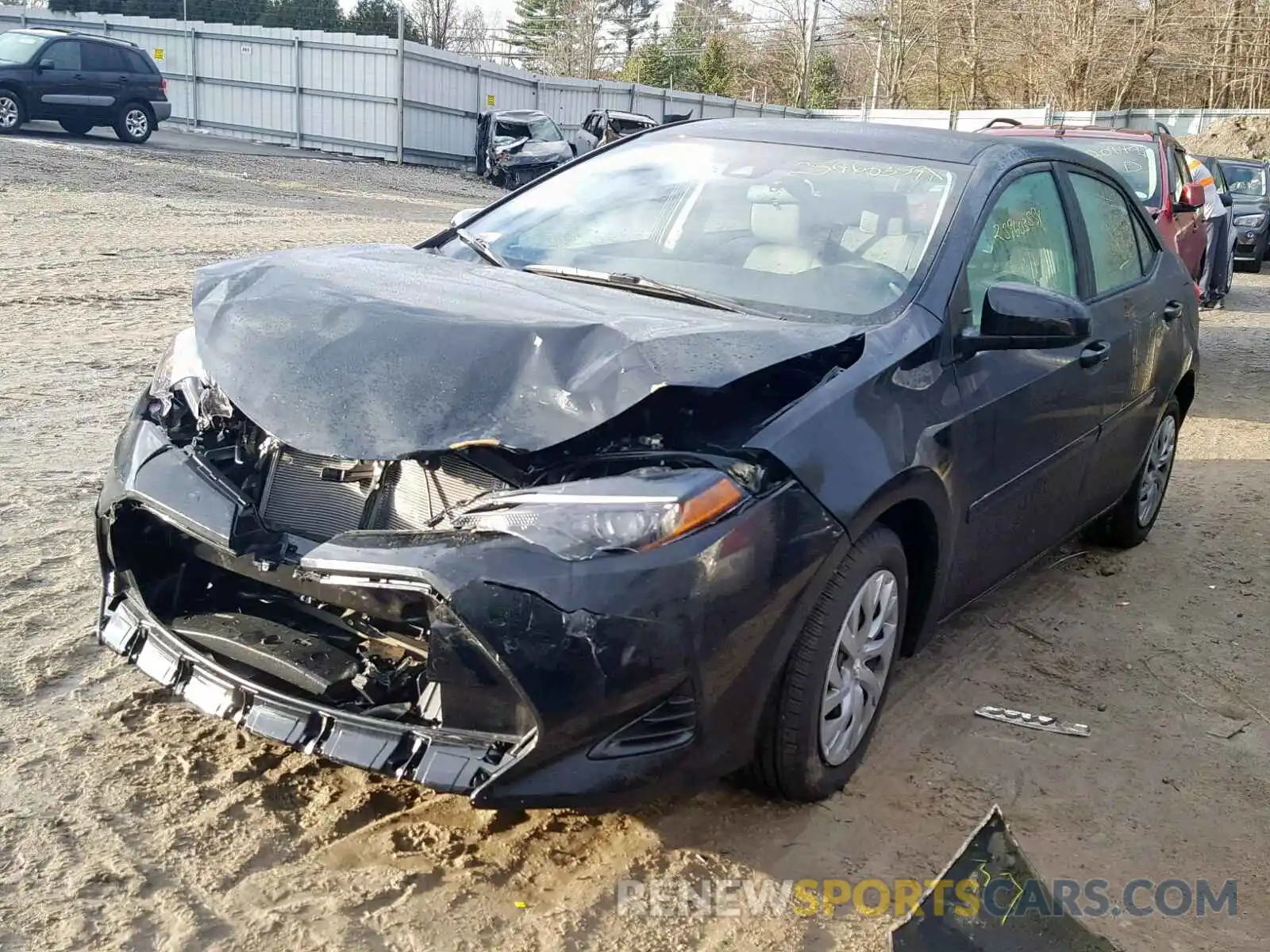 2 Photograph of a damaged car 2T1BURHEXKC179805 TOYOTA COROLLA 2019